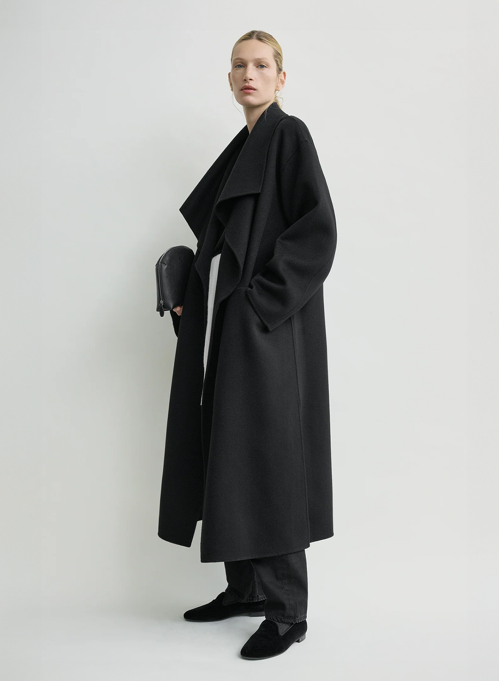 The Veloura Draped Coat