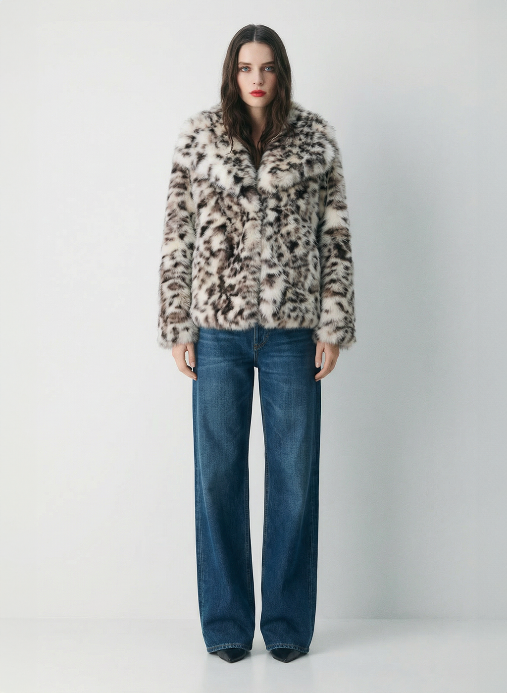The Maren Textured Fur Coat