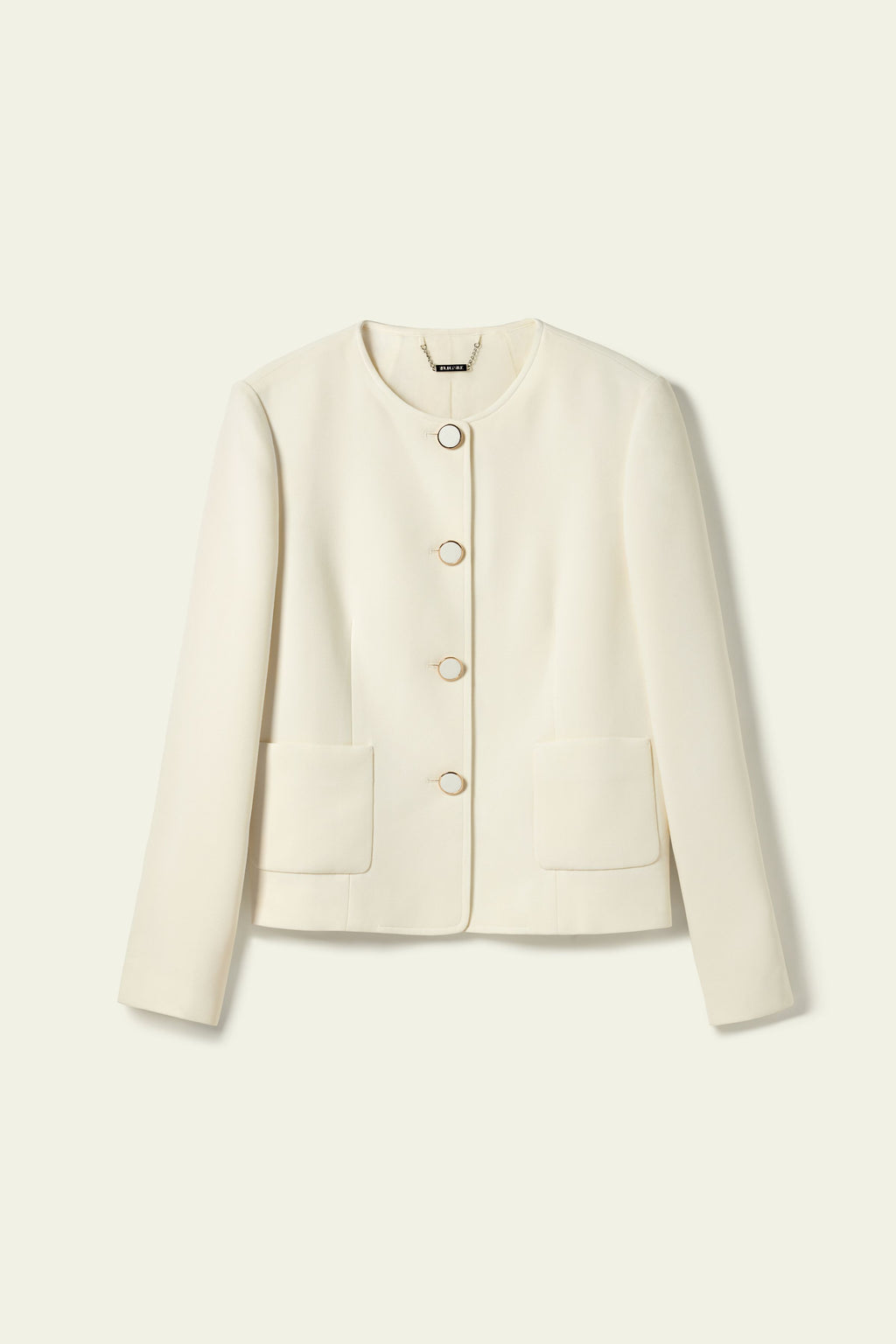 Tailored Silk Boxy Jacket