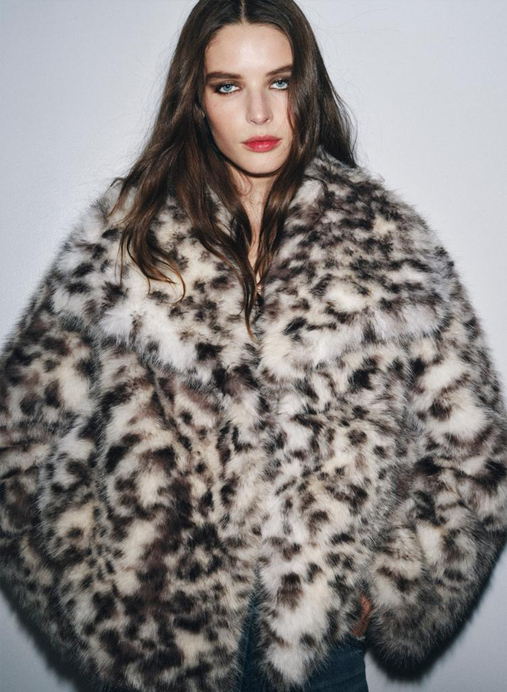 The Maren Textured Fur Coat