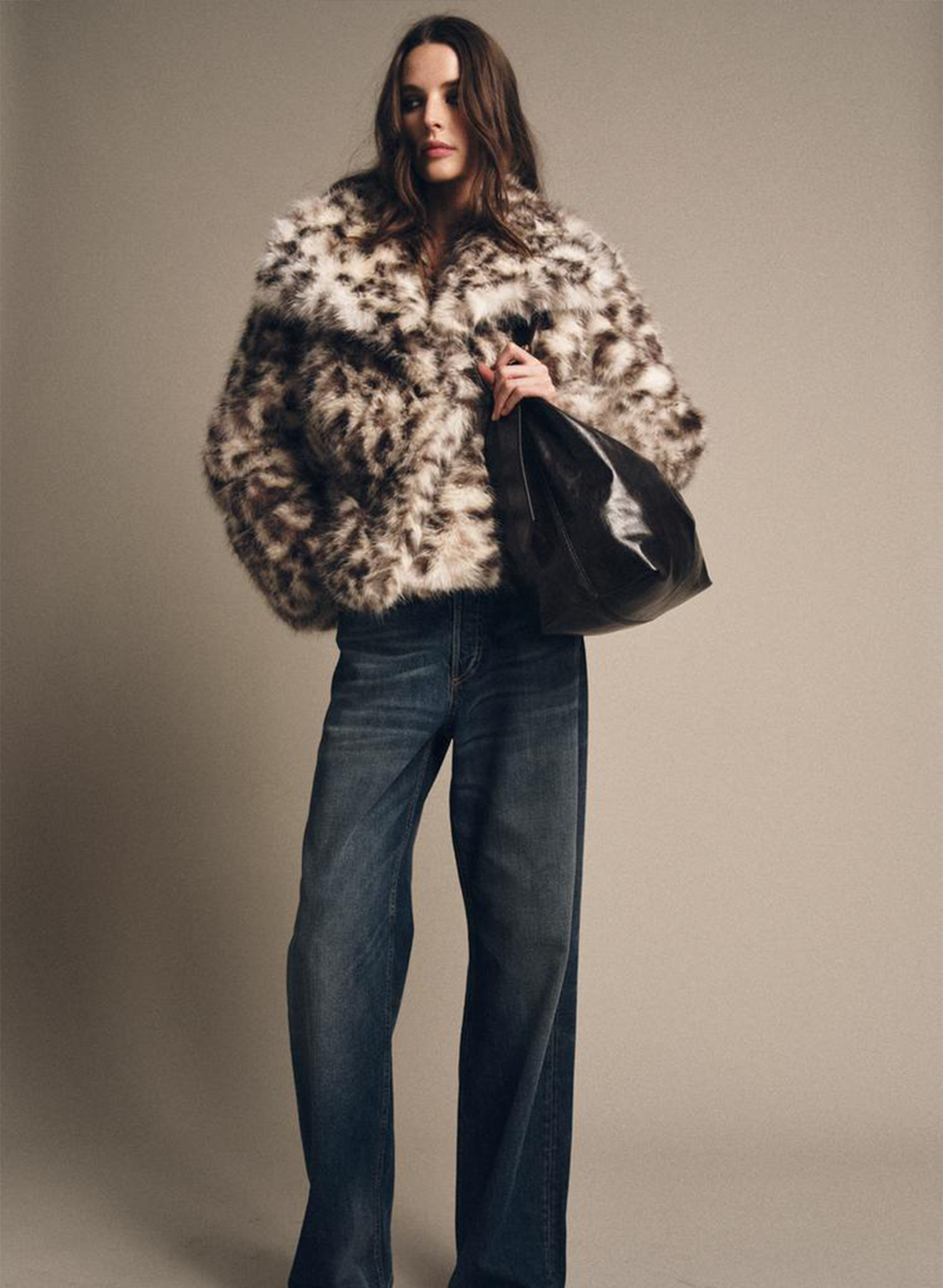The Maren Textured Fur Coat