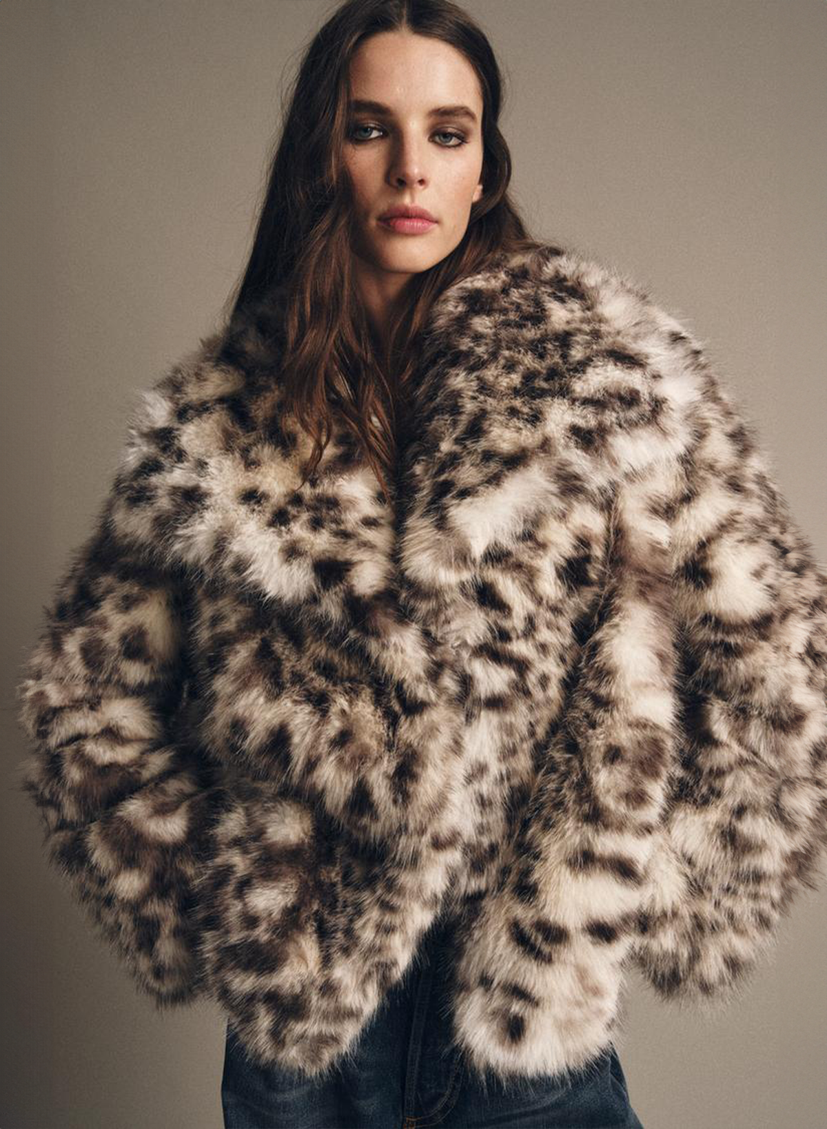 The Maren Textured Fur Coat