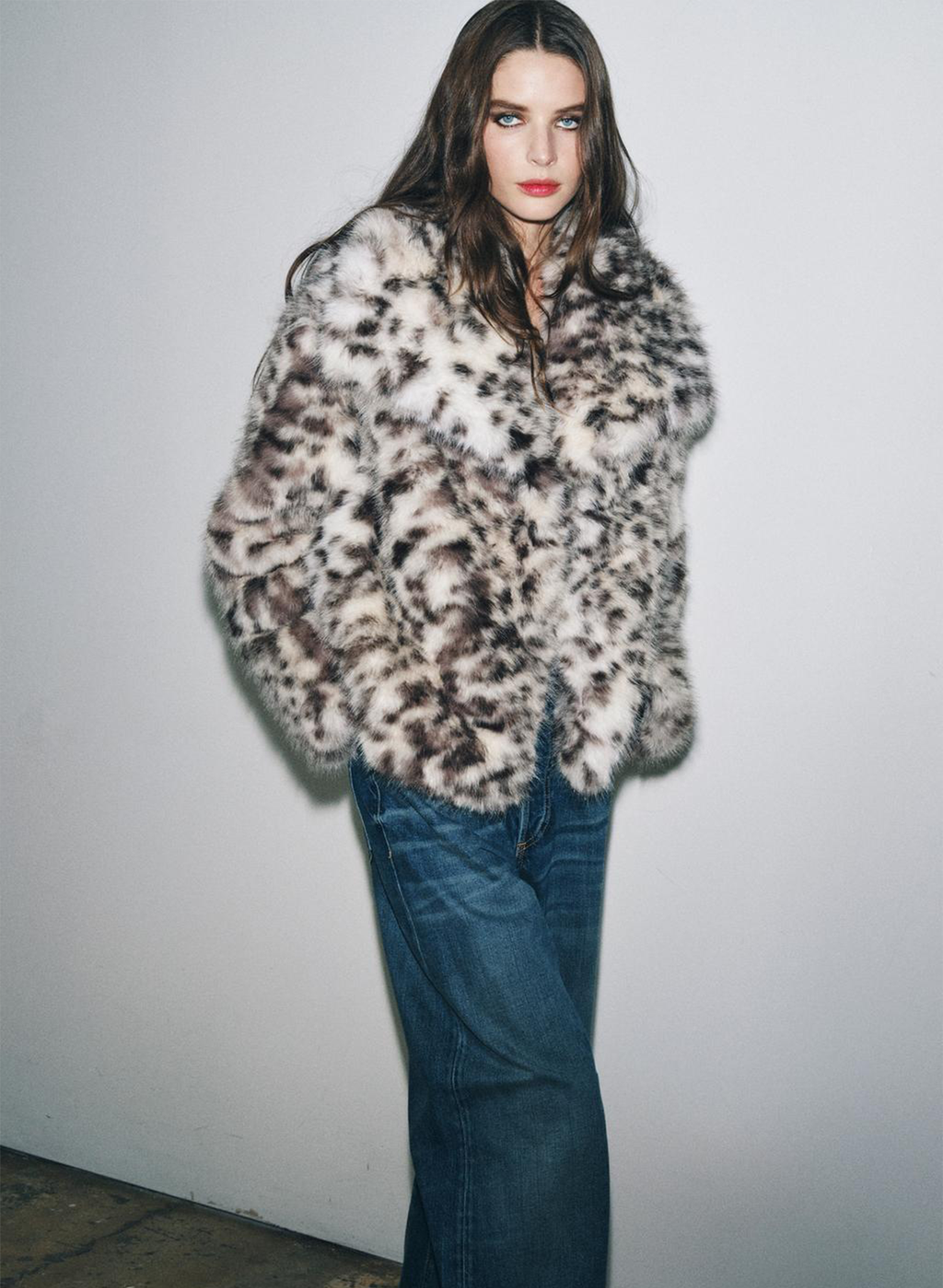 The Maren Textured Fur Coat