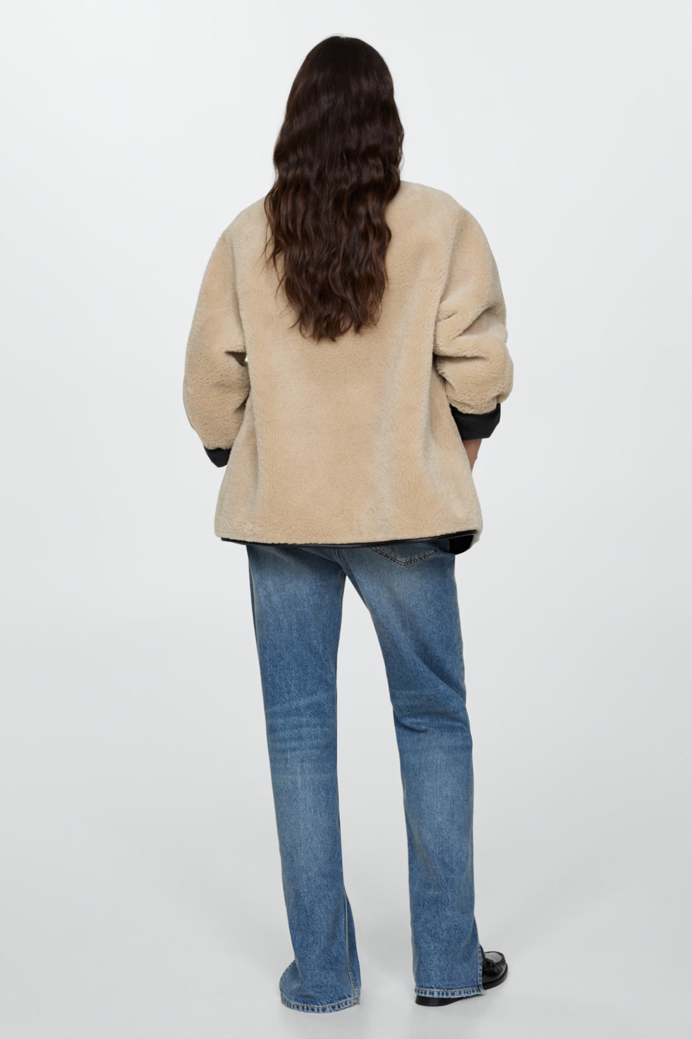The Ecru Shearling Edit Jacket