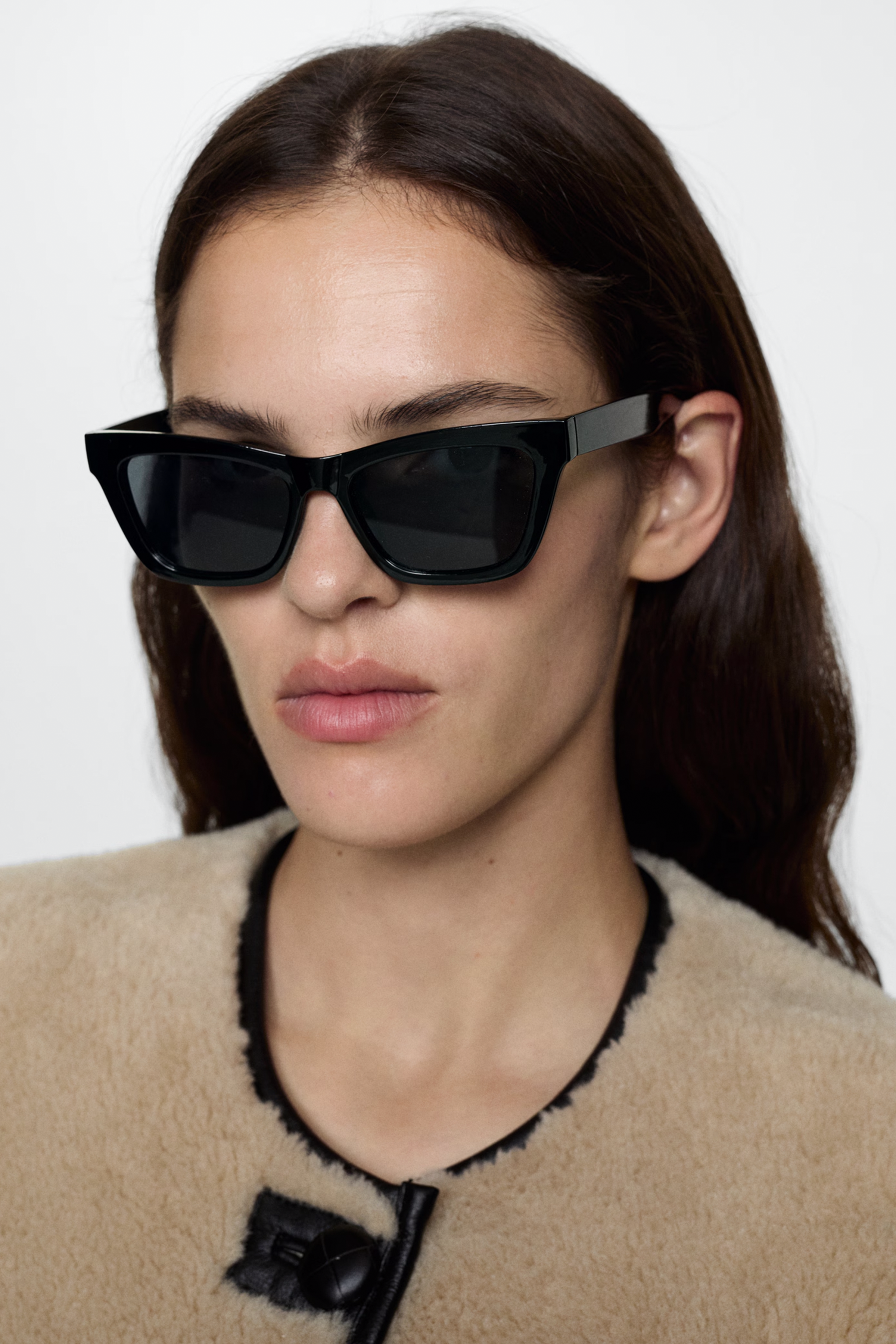 The Ecru Shearling Edit Jacket