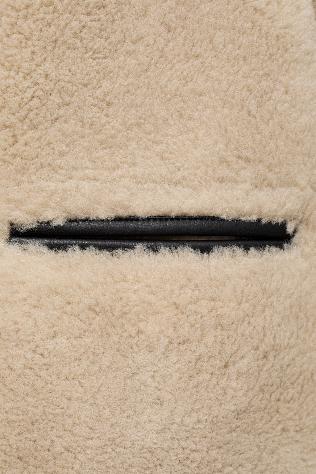 The Ecru Shearling Edit Jacket