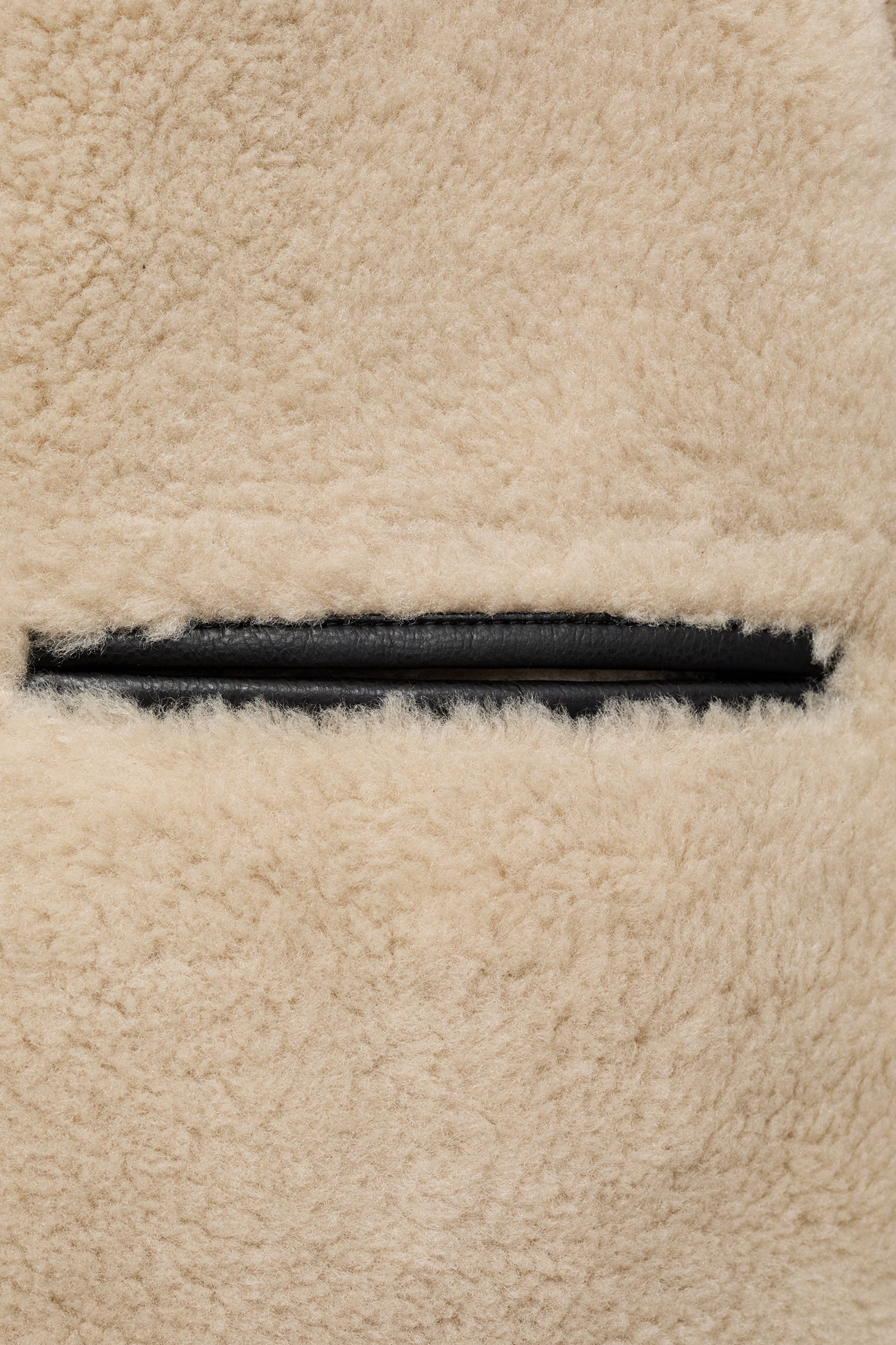 The Ecru Shearling Edit Jacket