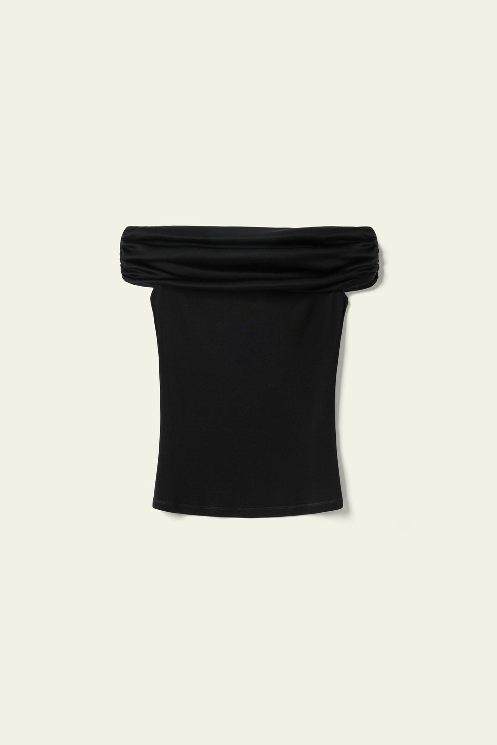 Silk Jersey Off-Shoulder Slim Top