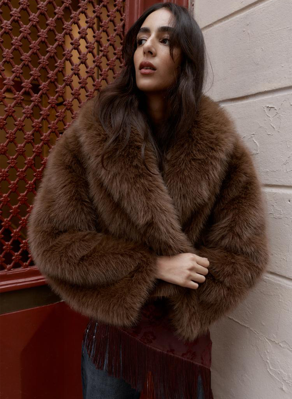 The Montrose Faux-Fur Crop