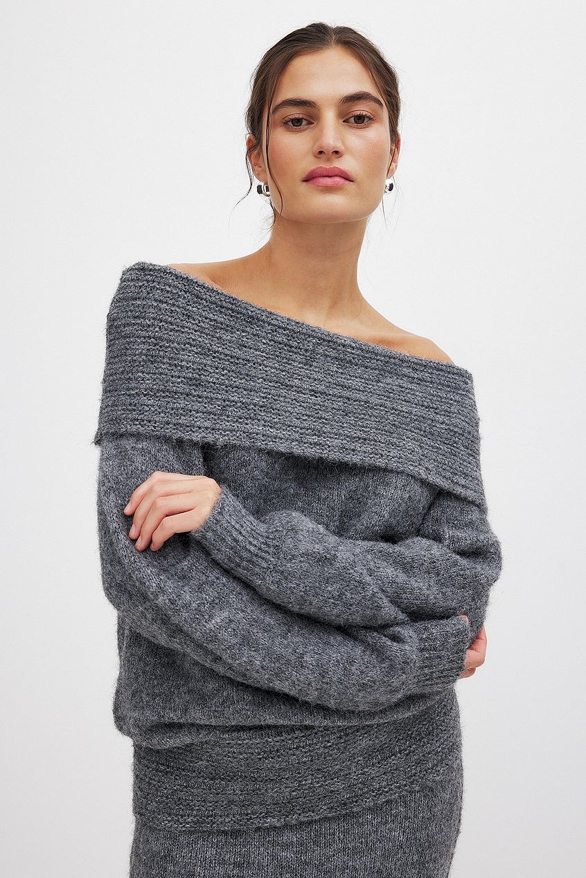 The Serene Off-Shoulder Knit
