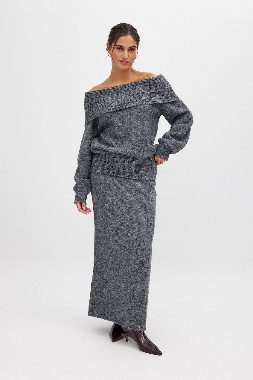 The Serene Off-Shoulder Knit