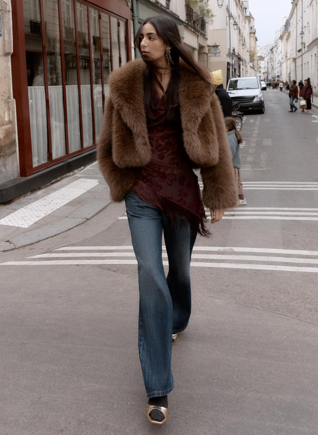 The Montrose Faux-Fur Crop