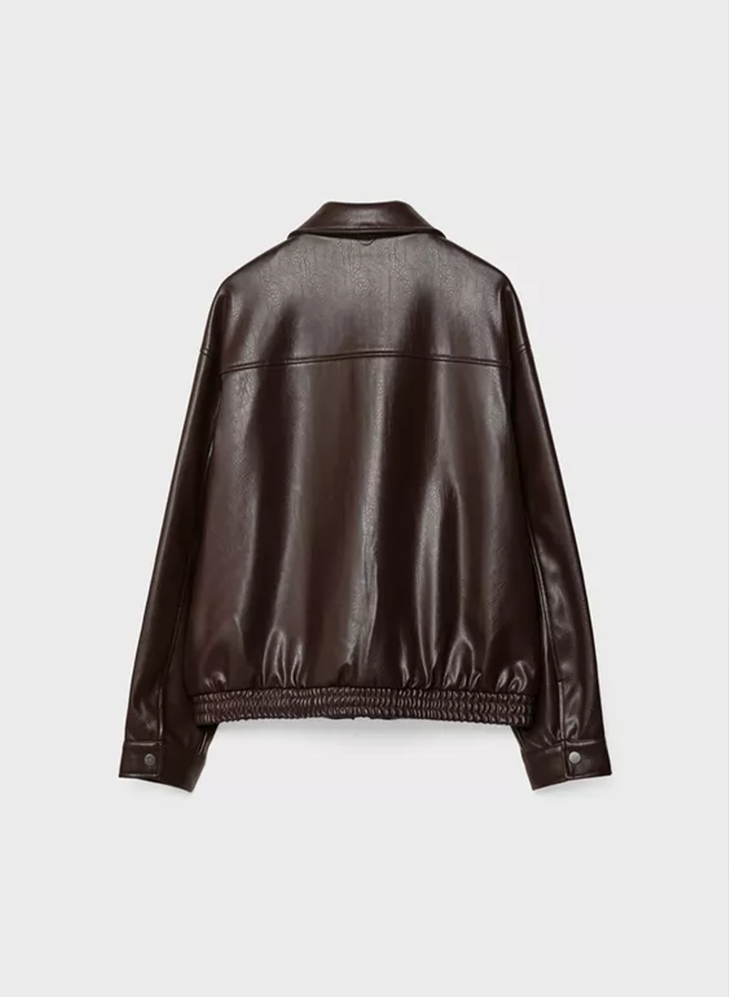 Oversize Faux Leather Jacket