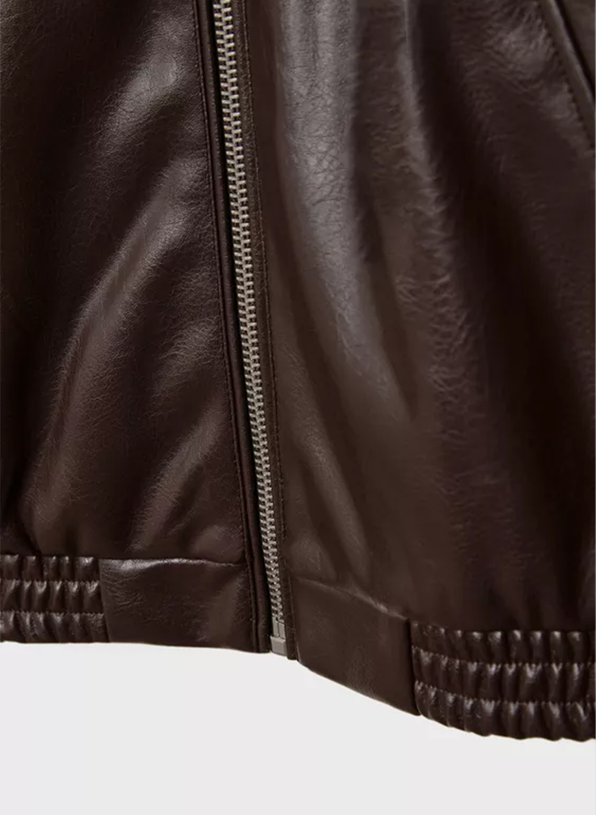 Oversize Faux Leather Jacket