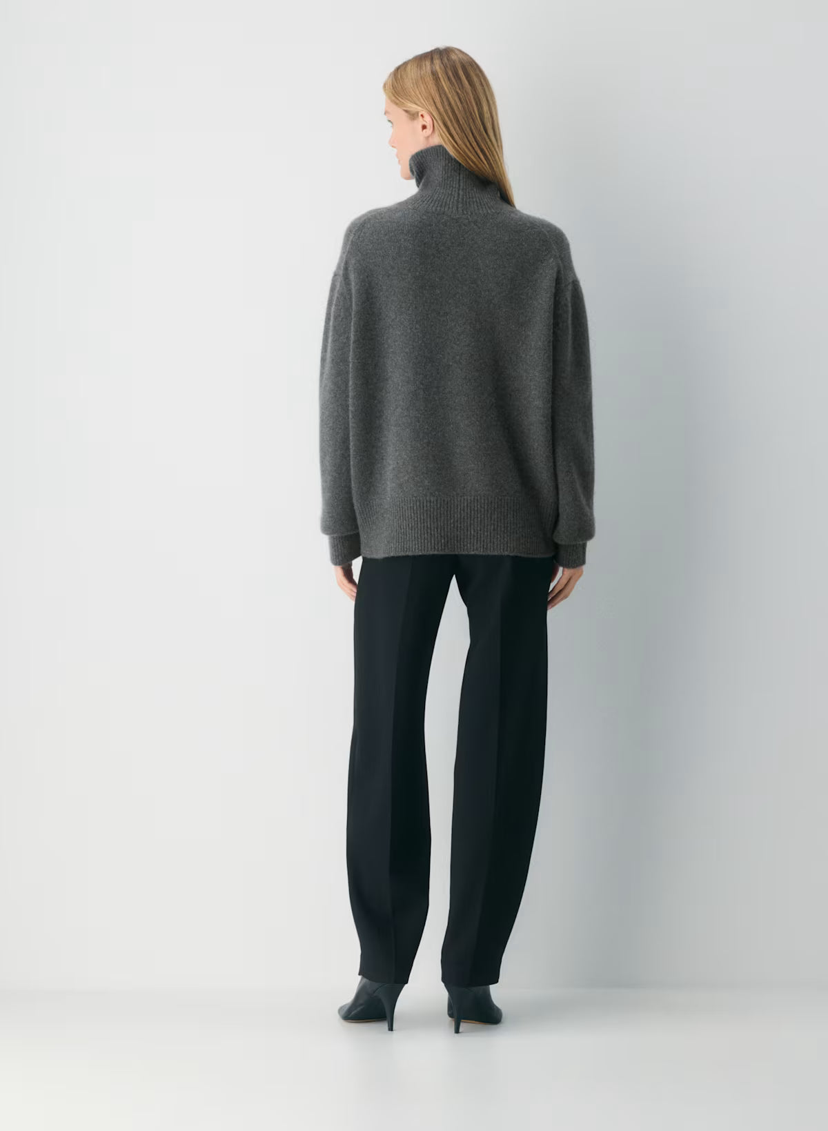 Plush Cashmere Oversized Turtleneck