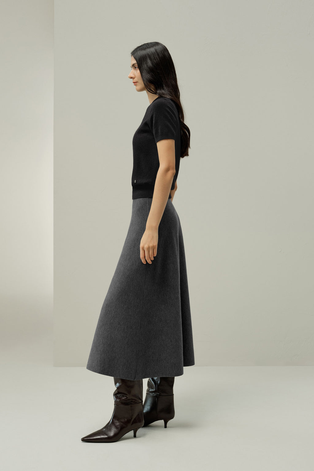 MOZROS Worry-Free Wool Skirt