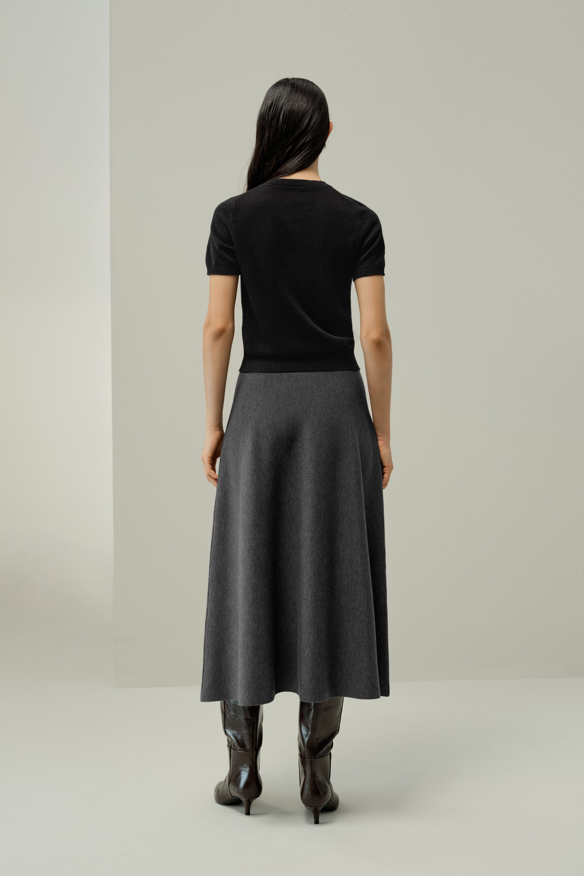 MOZROS Worry-Free Wool Skirt