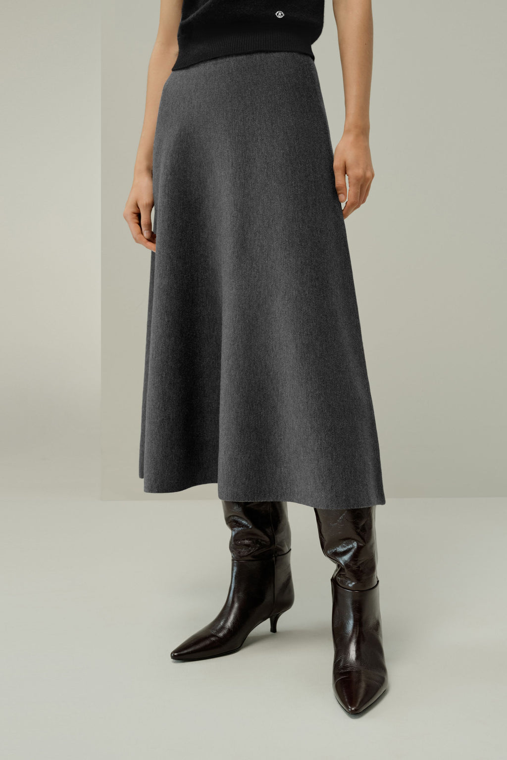 MOZROS Worry-Free Wool Skirt