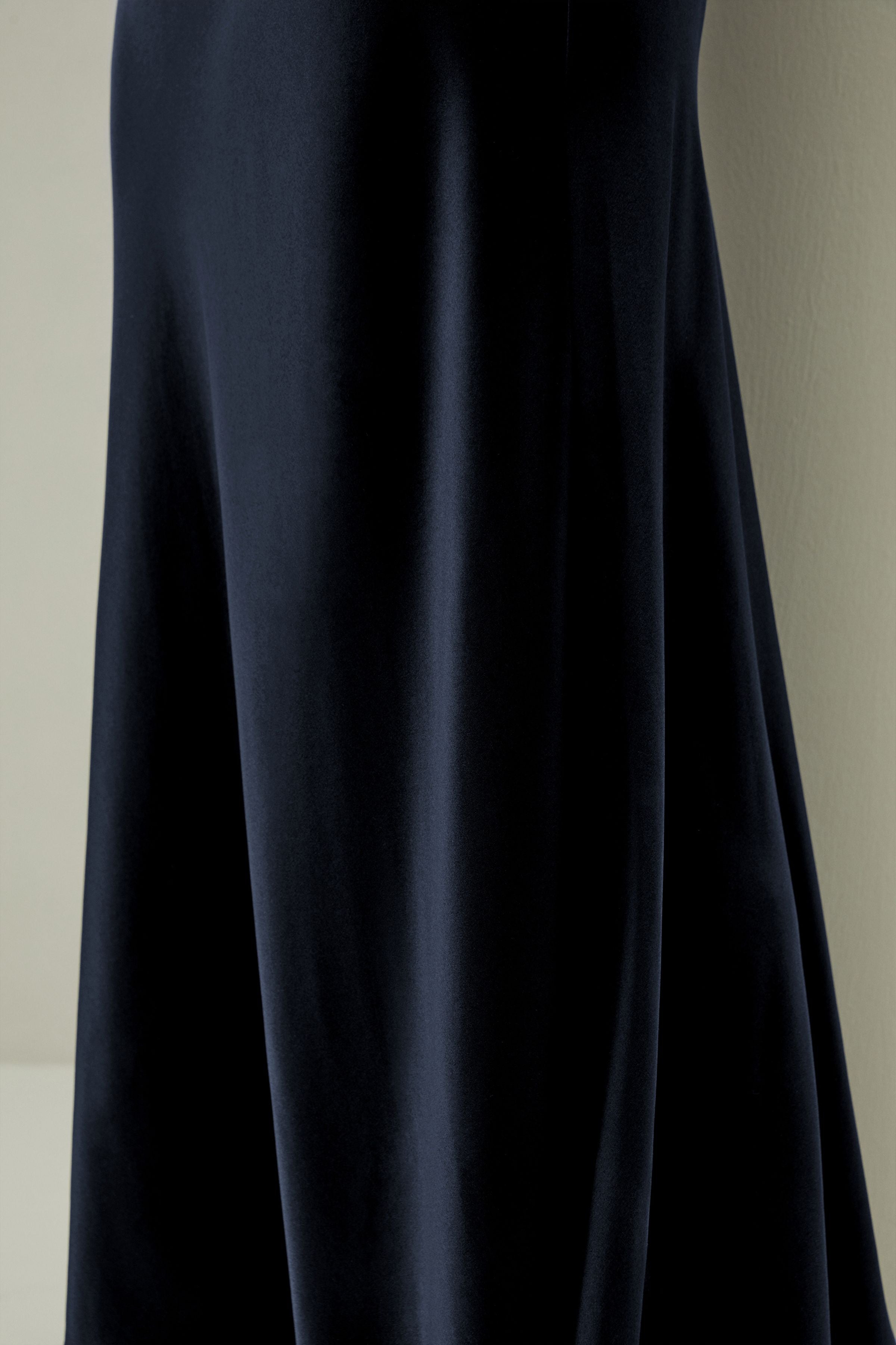 Double-Faced Silk Charmeuse Skirt