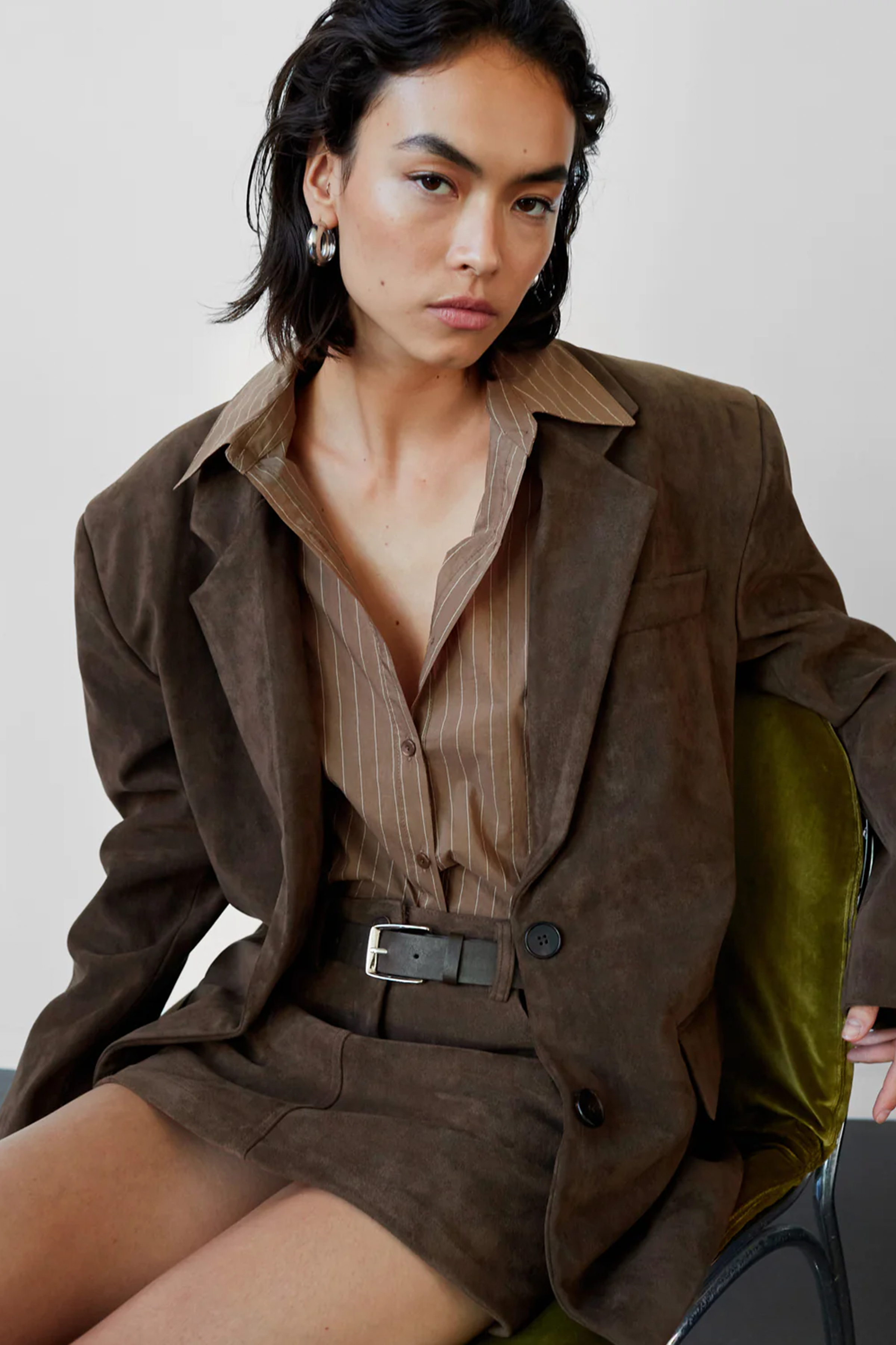 Peoria Faux Suede Mini Skirt