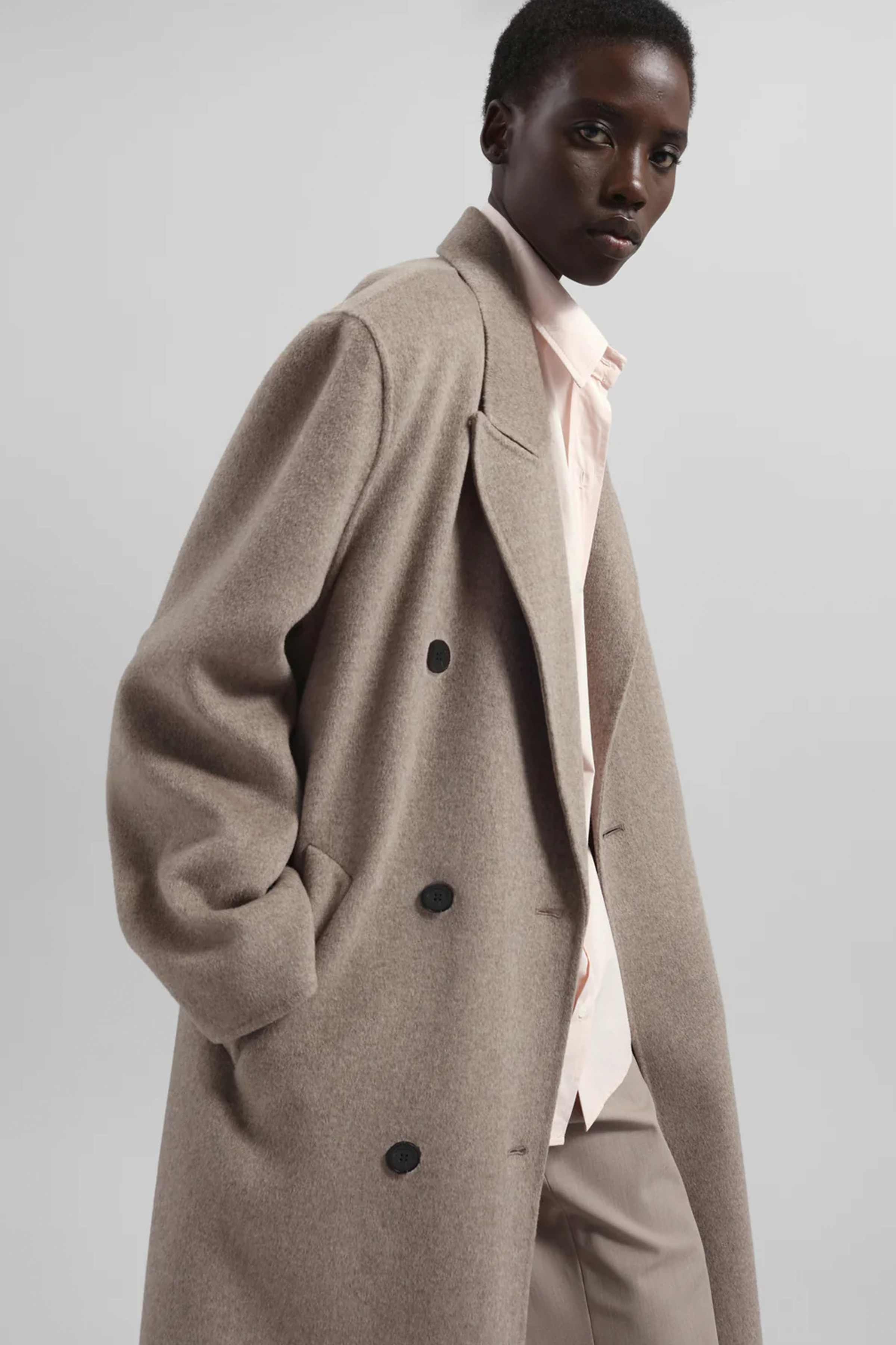 MOZROS's Double Breasted Coat