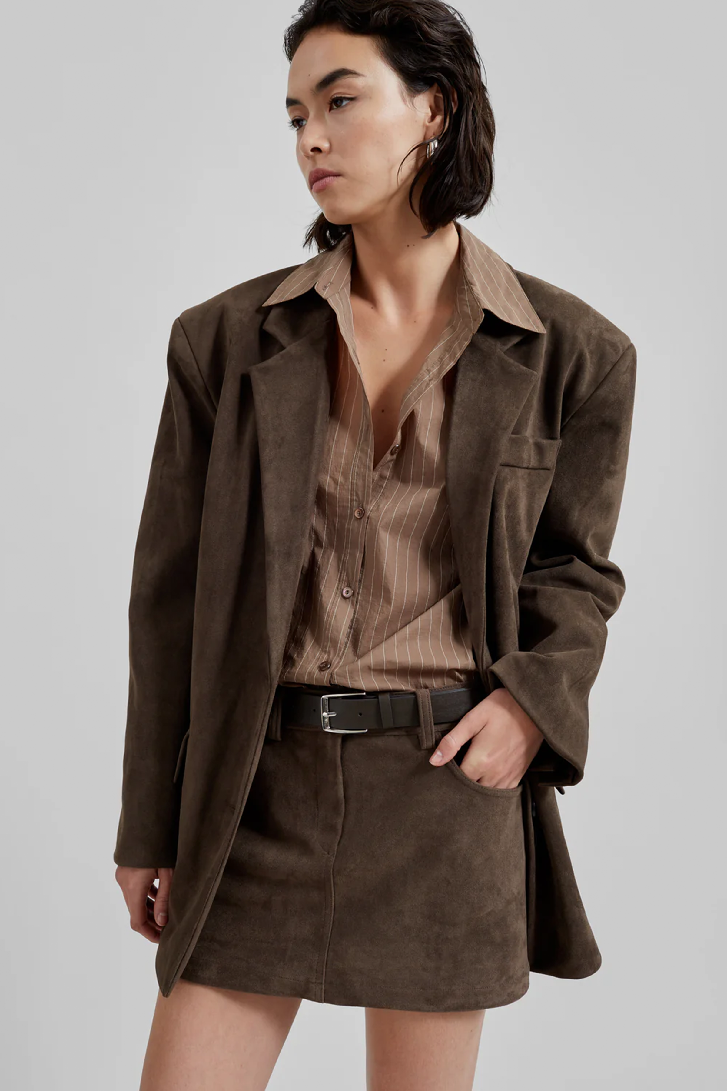 Peoria Faux Suede Mini Skirt