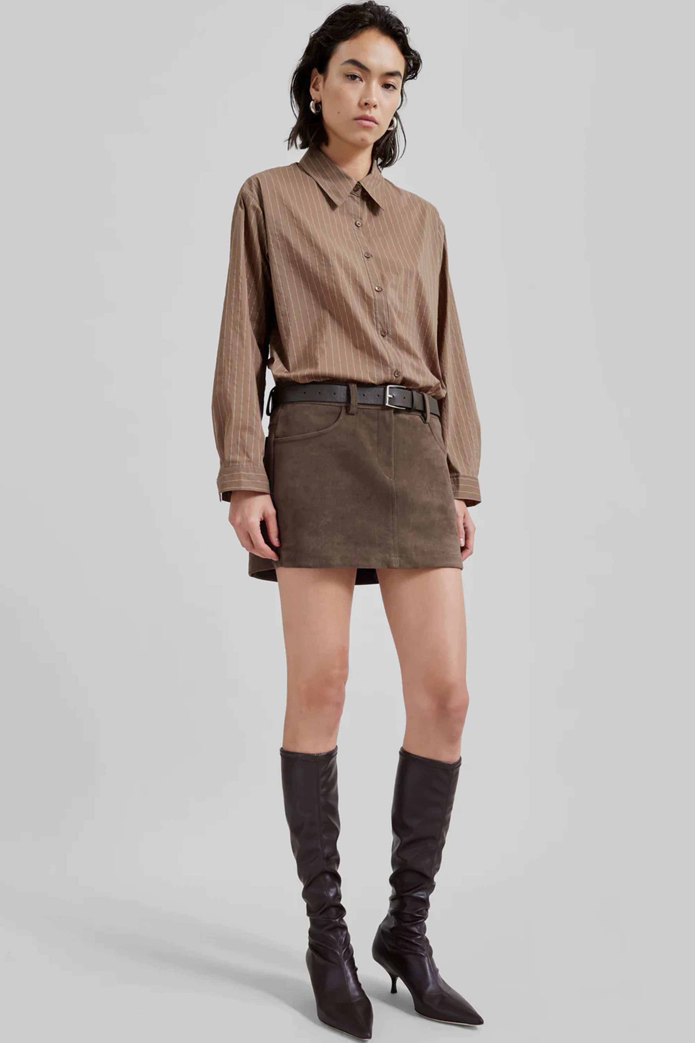 Peoria Faux Suede Mini Skirt