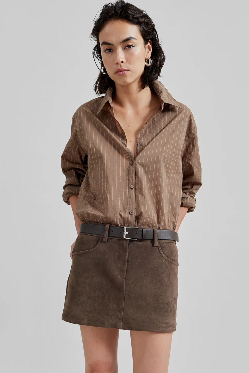 Peoria Faux Suede Mini Skirt