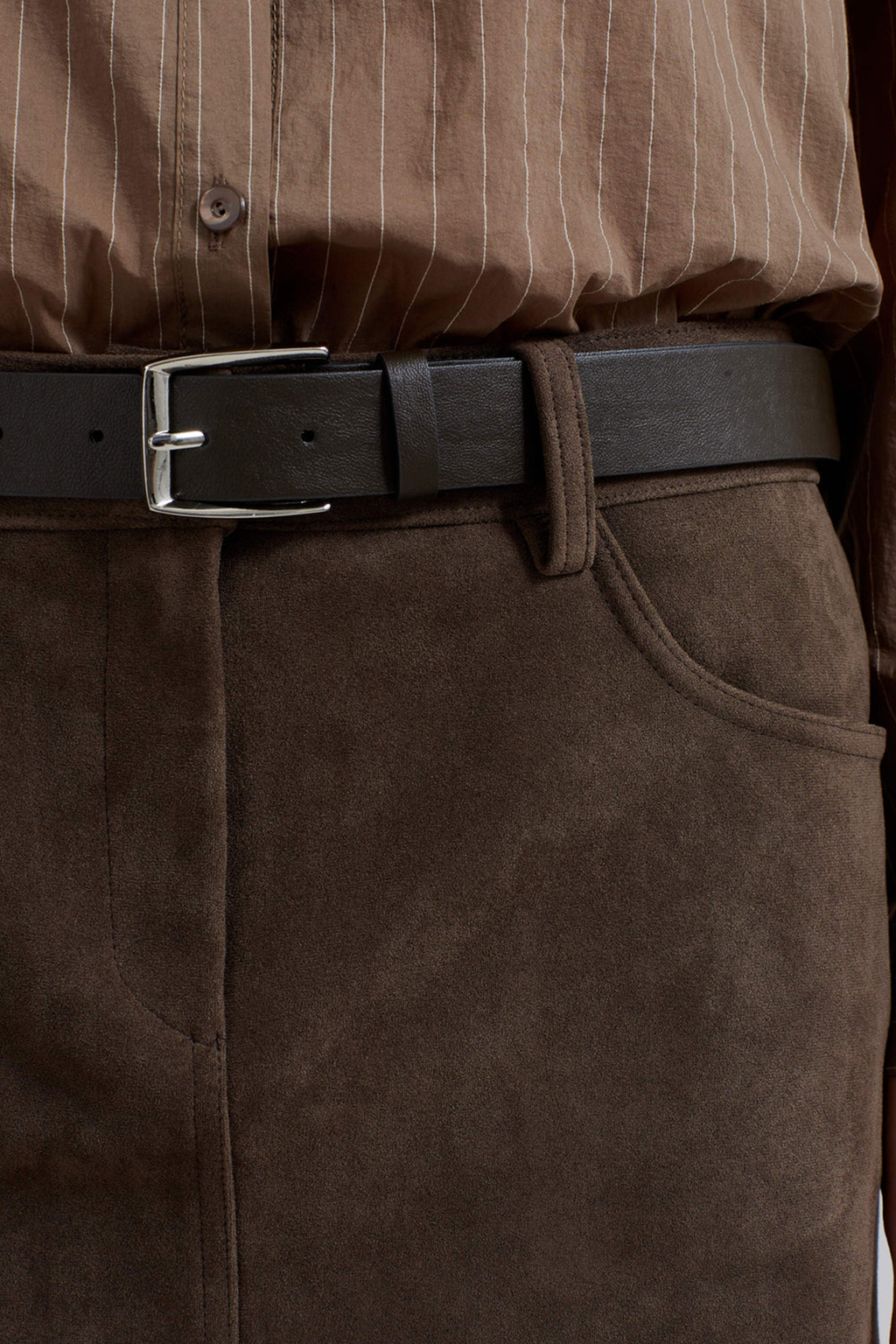 Peoria Faux Suede Mini Skirt