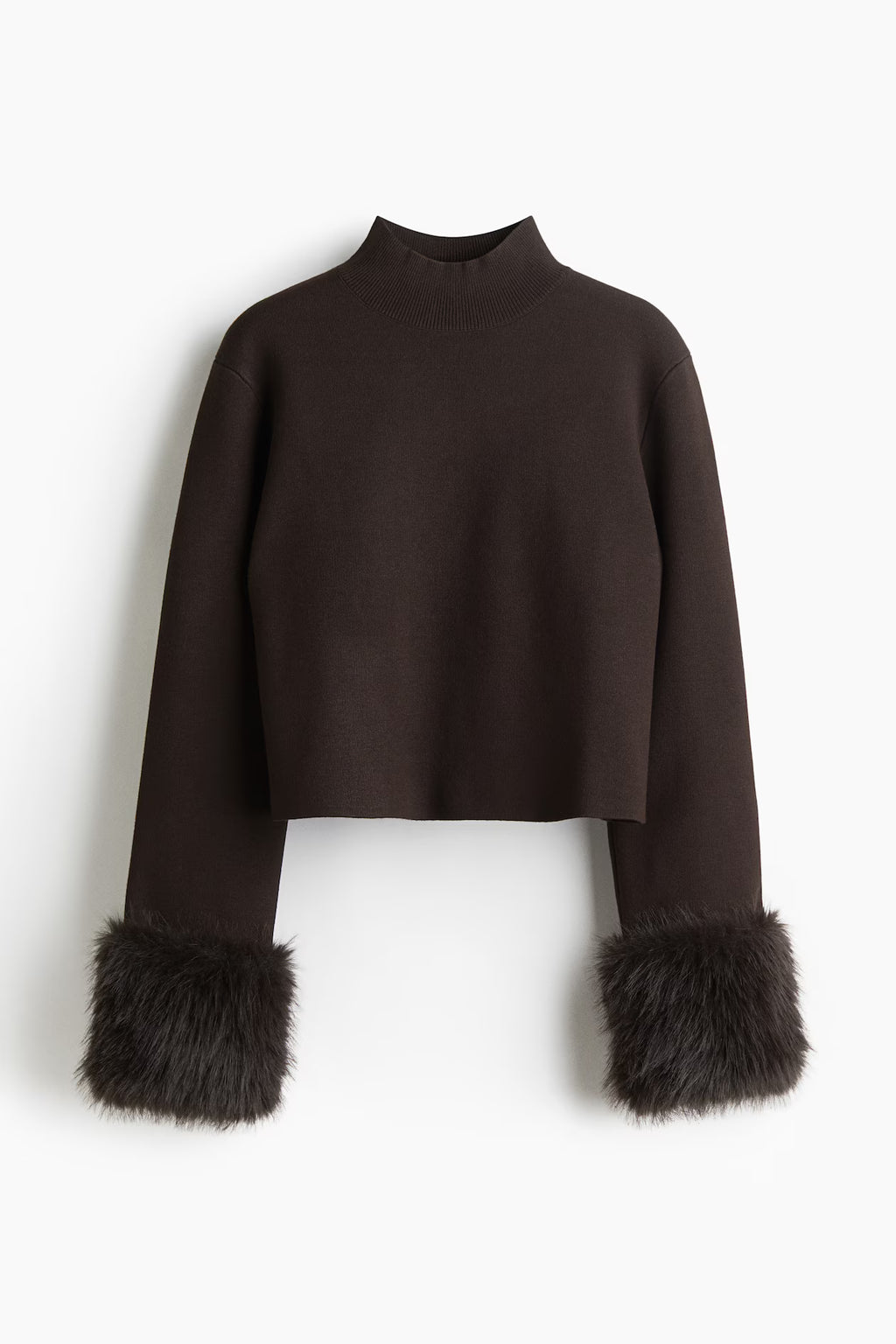 The Éclat Fur Cuff Knit