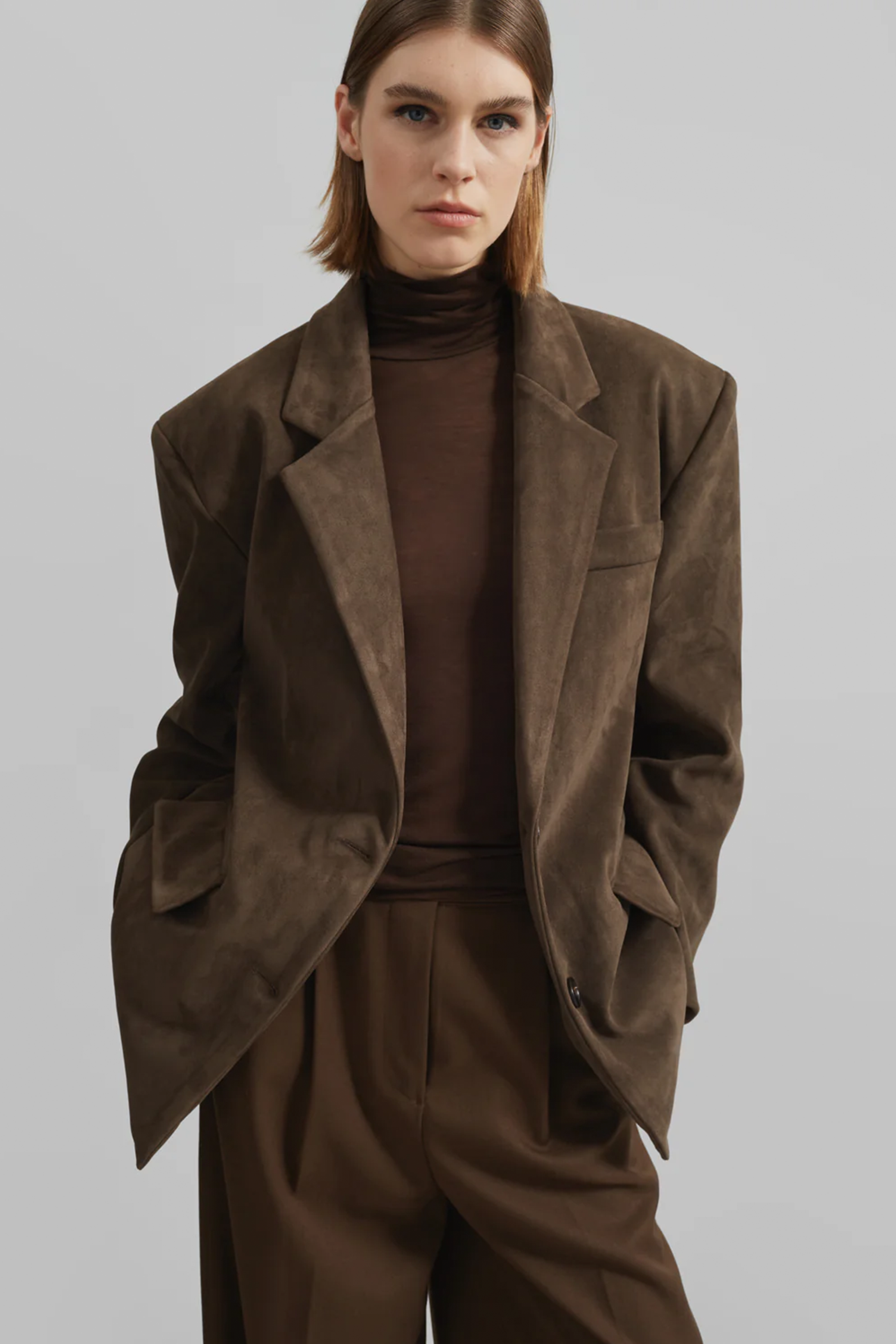 Peoria Faux Suede Blazer