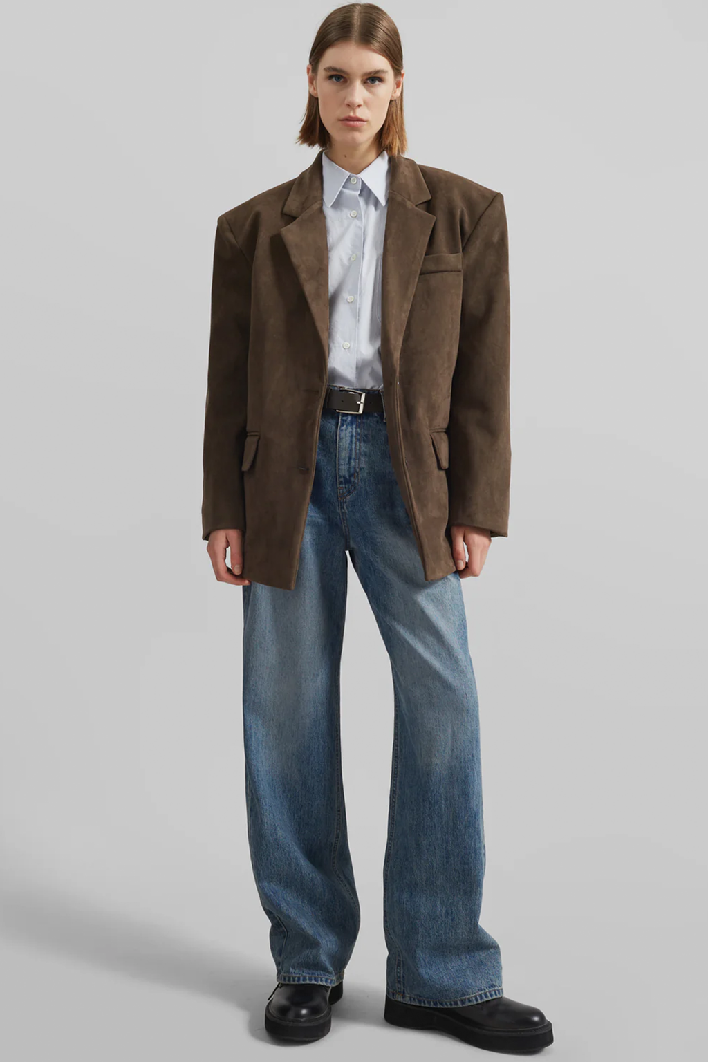 Peoria Faux Suede Blazer