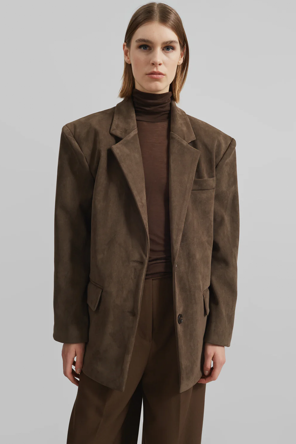 Peoria Faux Suede Blazer