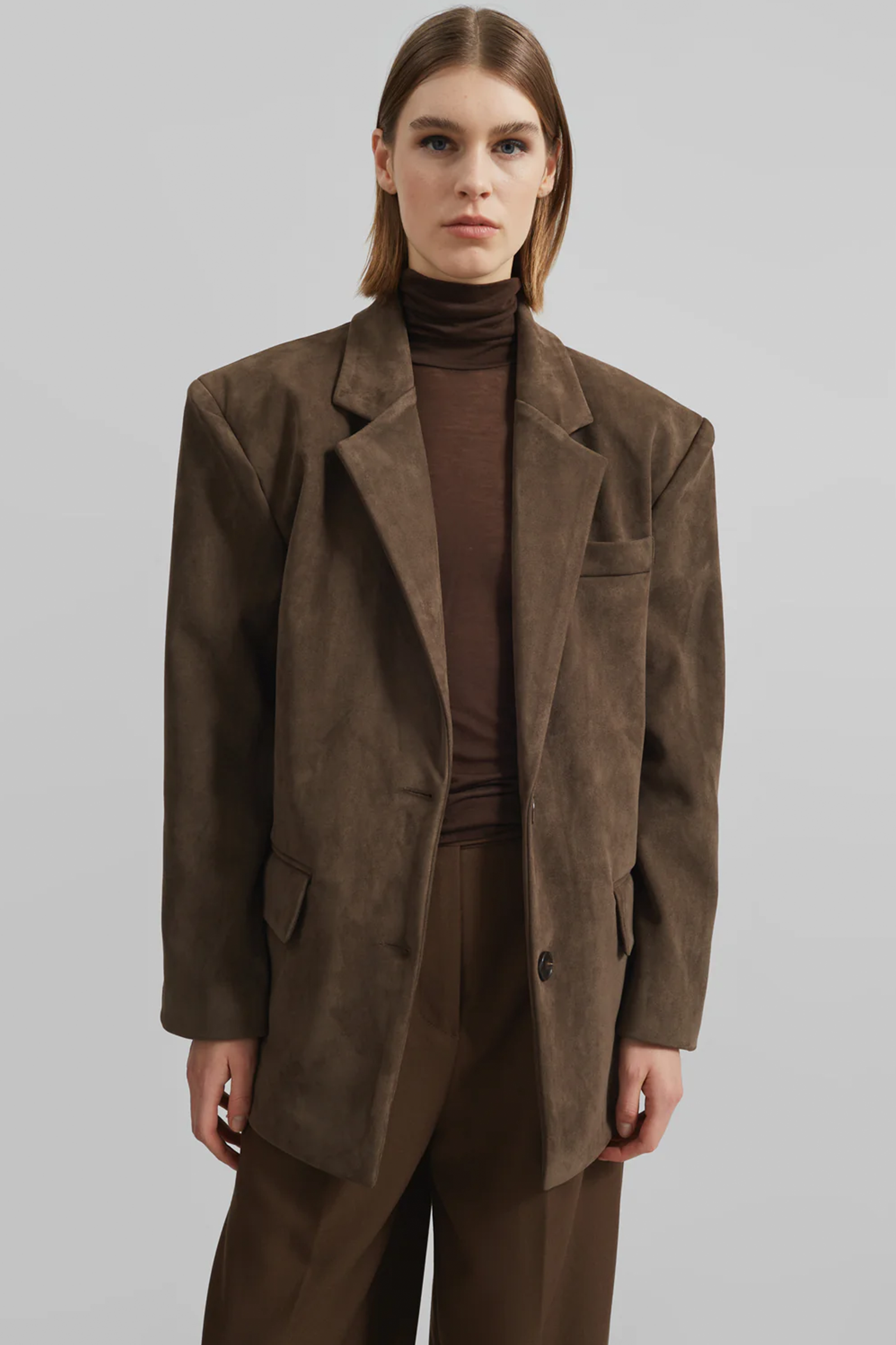 Peoria Faux Suede Blazer