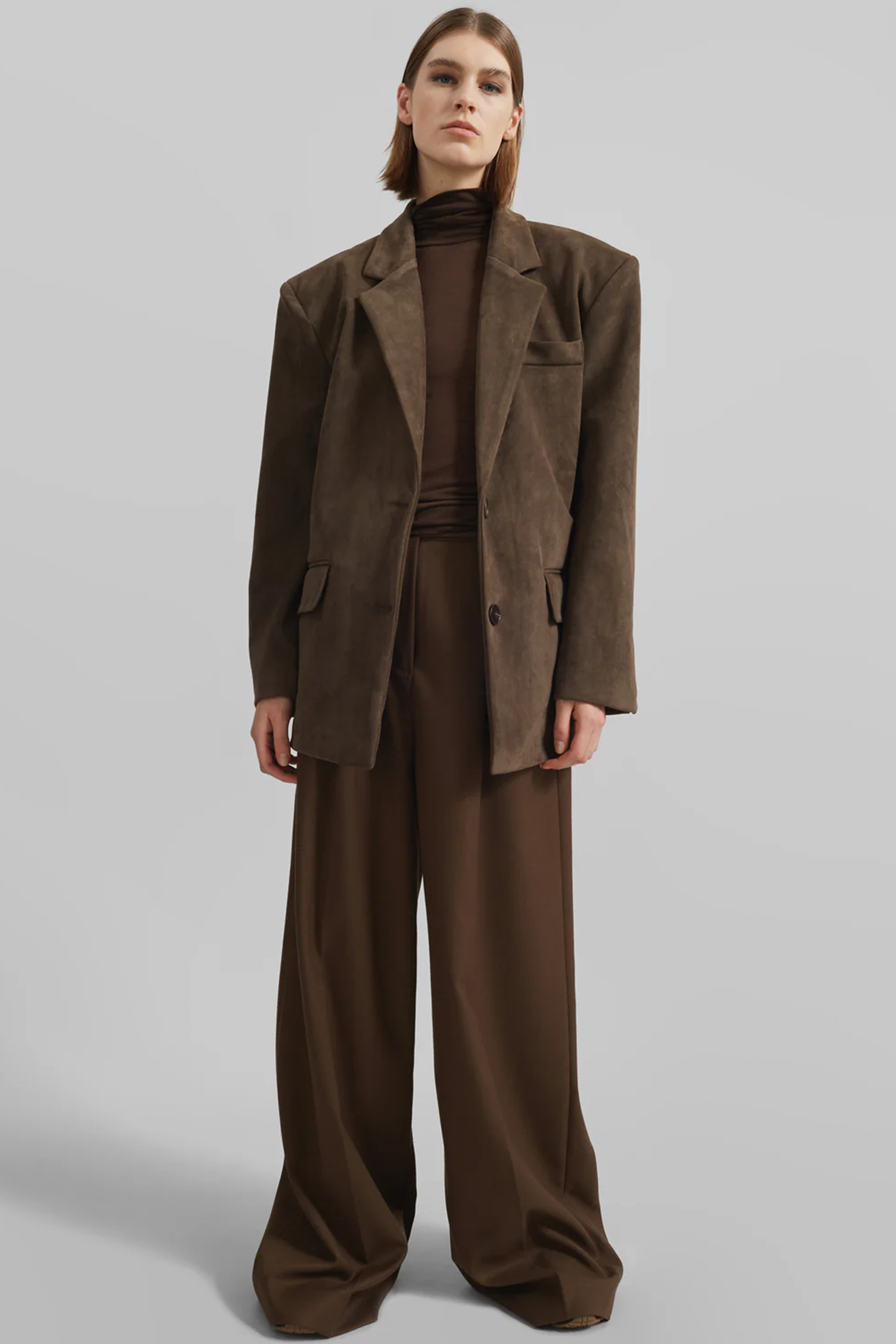 Peoria Faux Suede Blazer