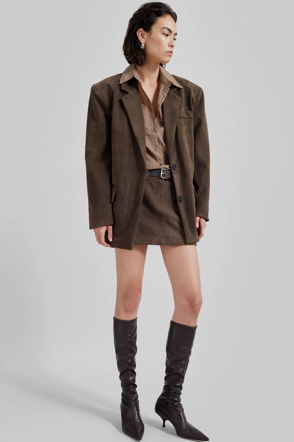 Peoria Faux Suede Blazer