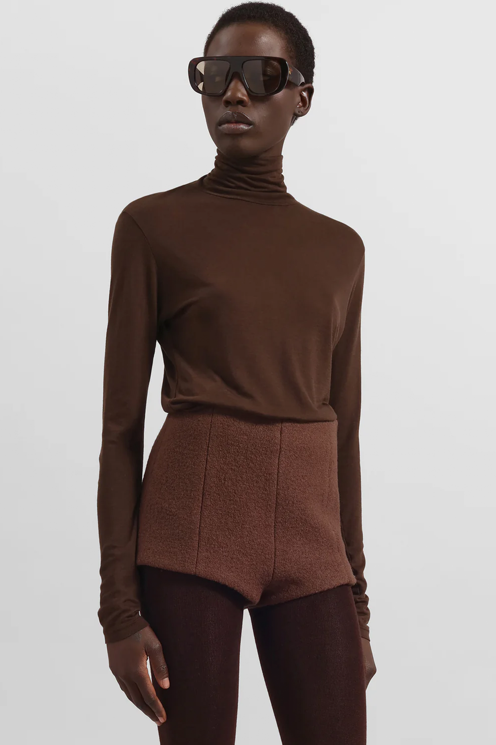 MOZROS's Sheer Turtleneck