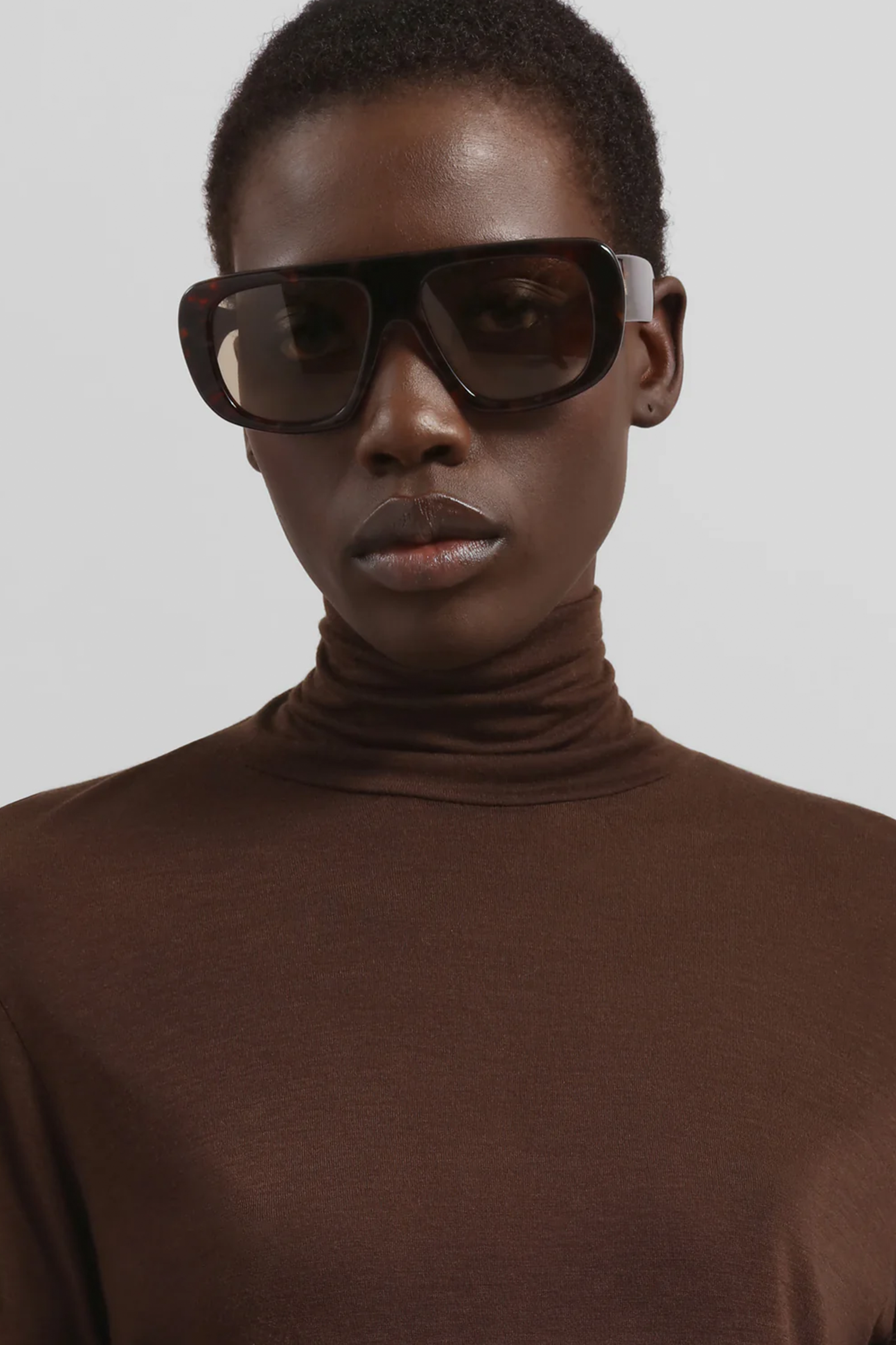 MOZROS's Sheer Turtleneck