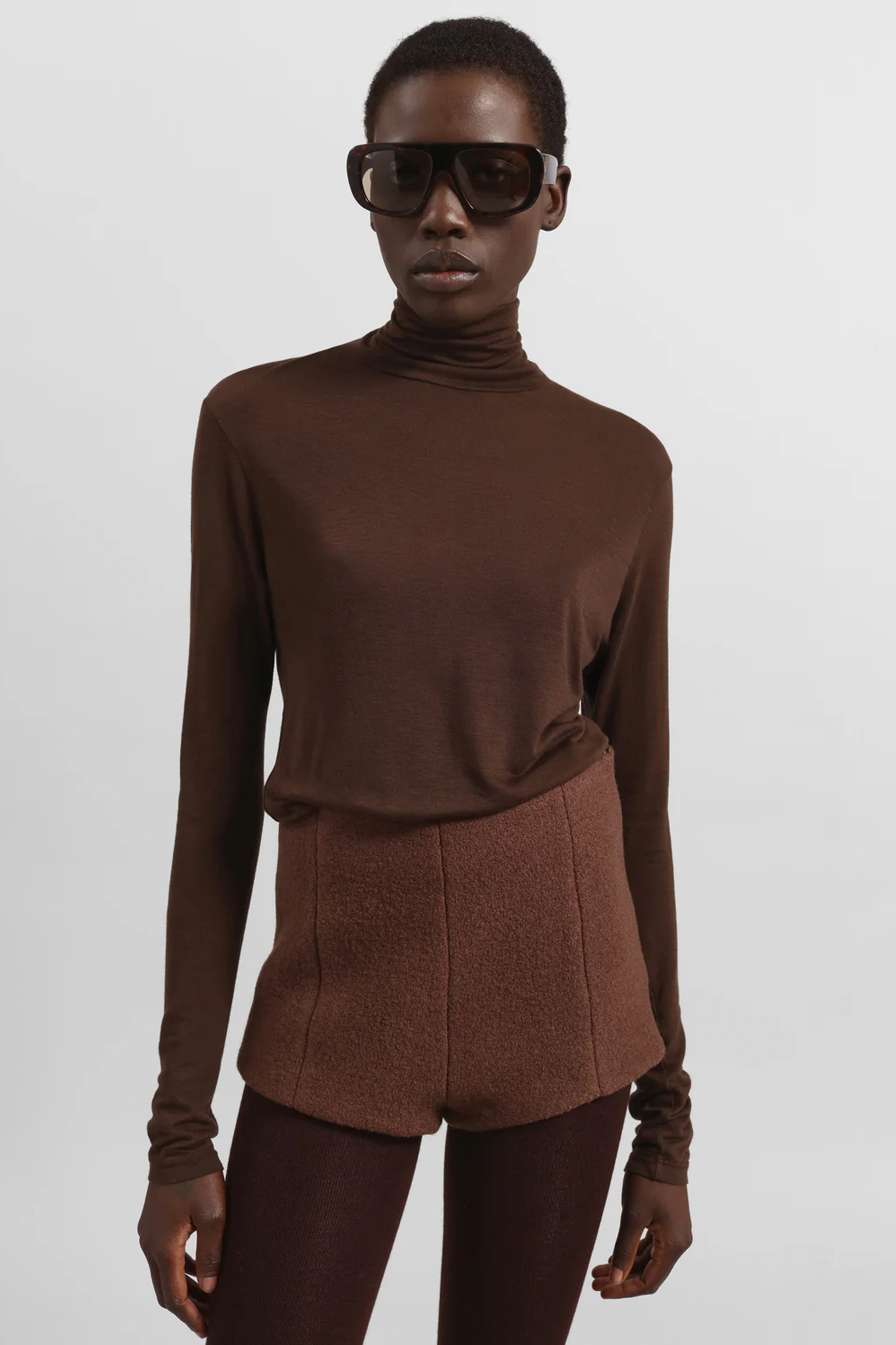 MOZROS's Sheer Turtleneck