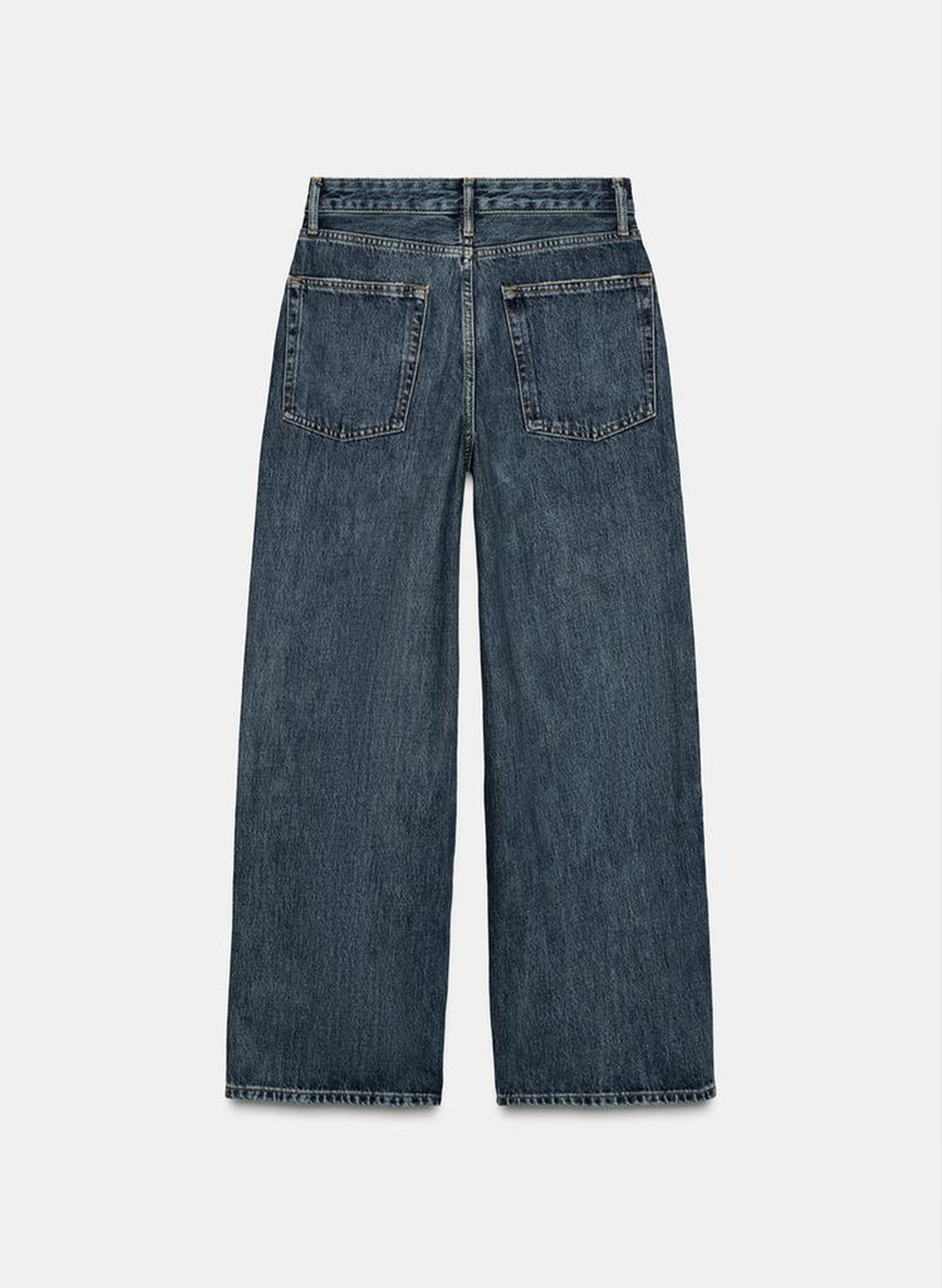 Vintage Wash Straight Jeans