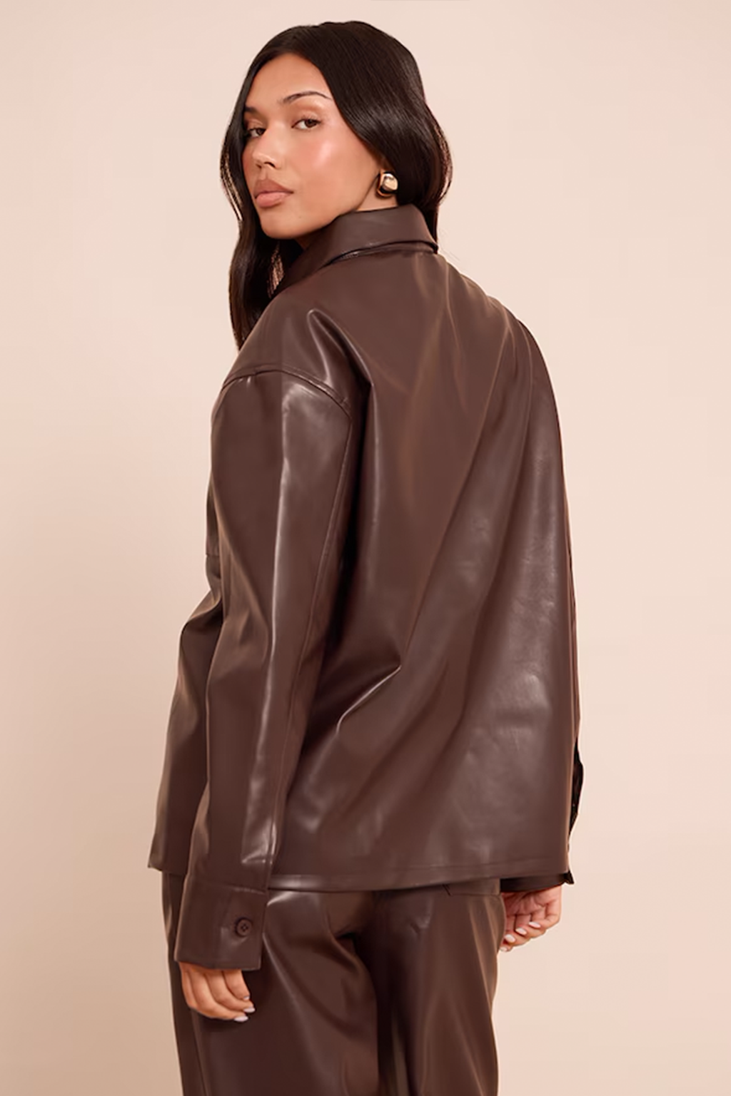 Noir Faux Leather Set