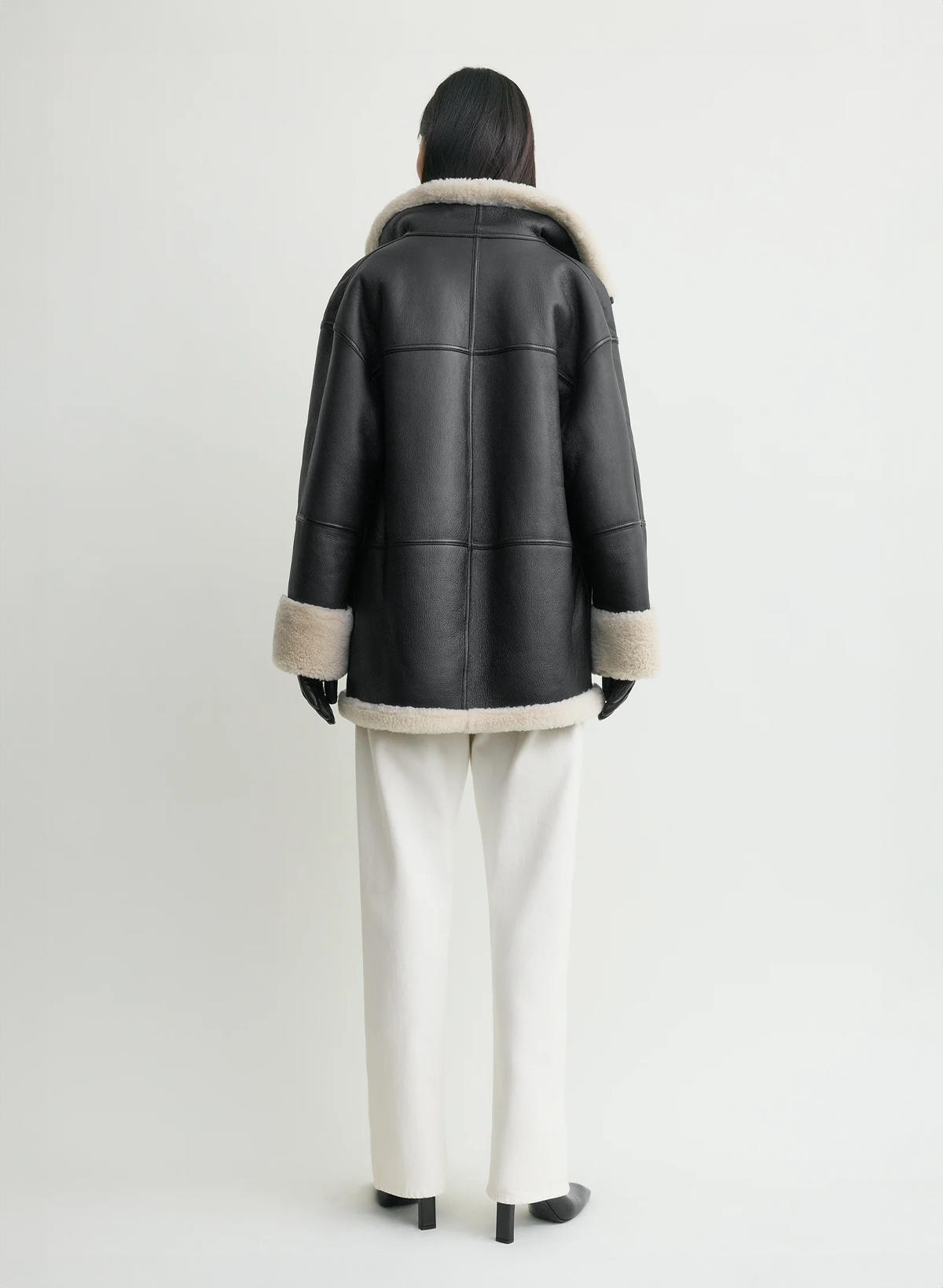 The Black Forge Shearling Coat