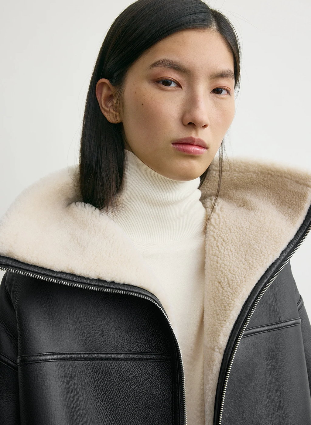 The Black Forge Shearling Coat