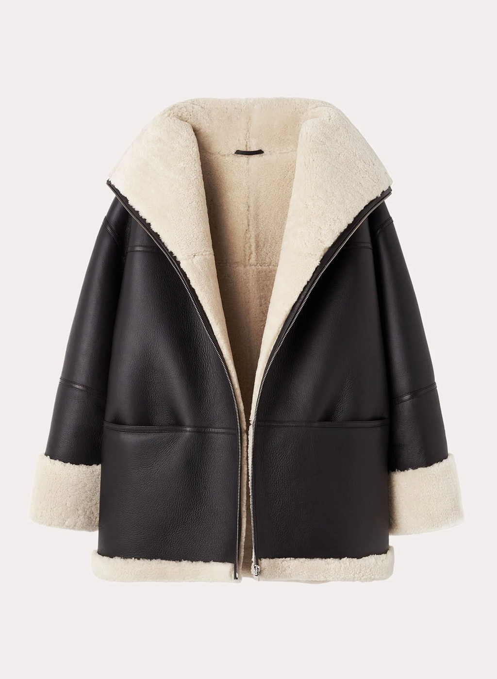 The Black Forge Shearling Coat