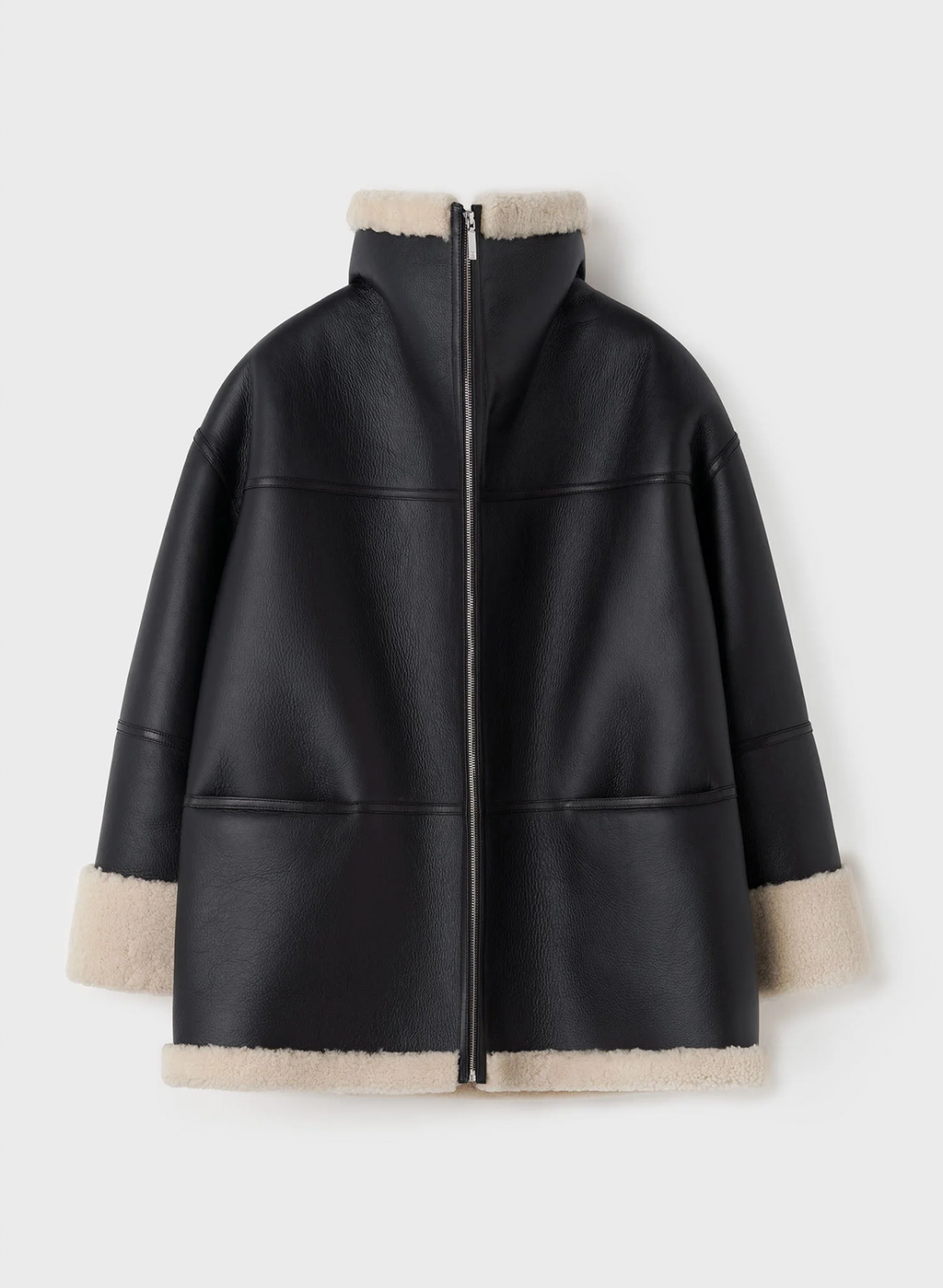 The Black Forge Shearling Coat