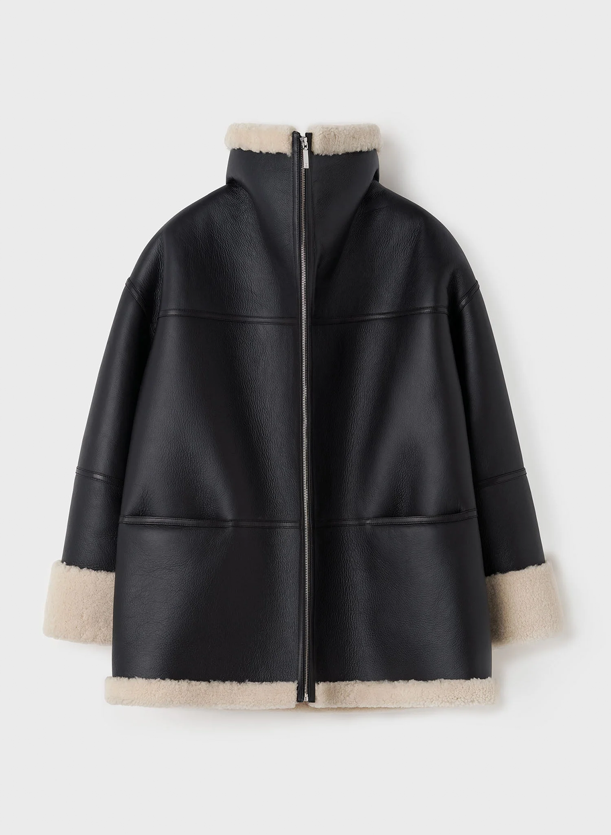 The Black Forge Shearling Coat