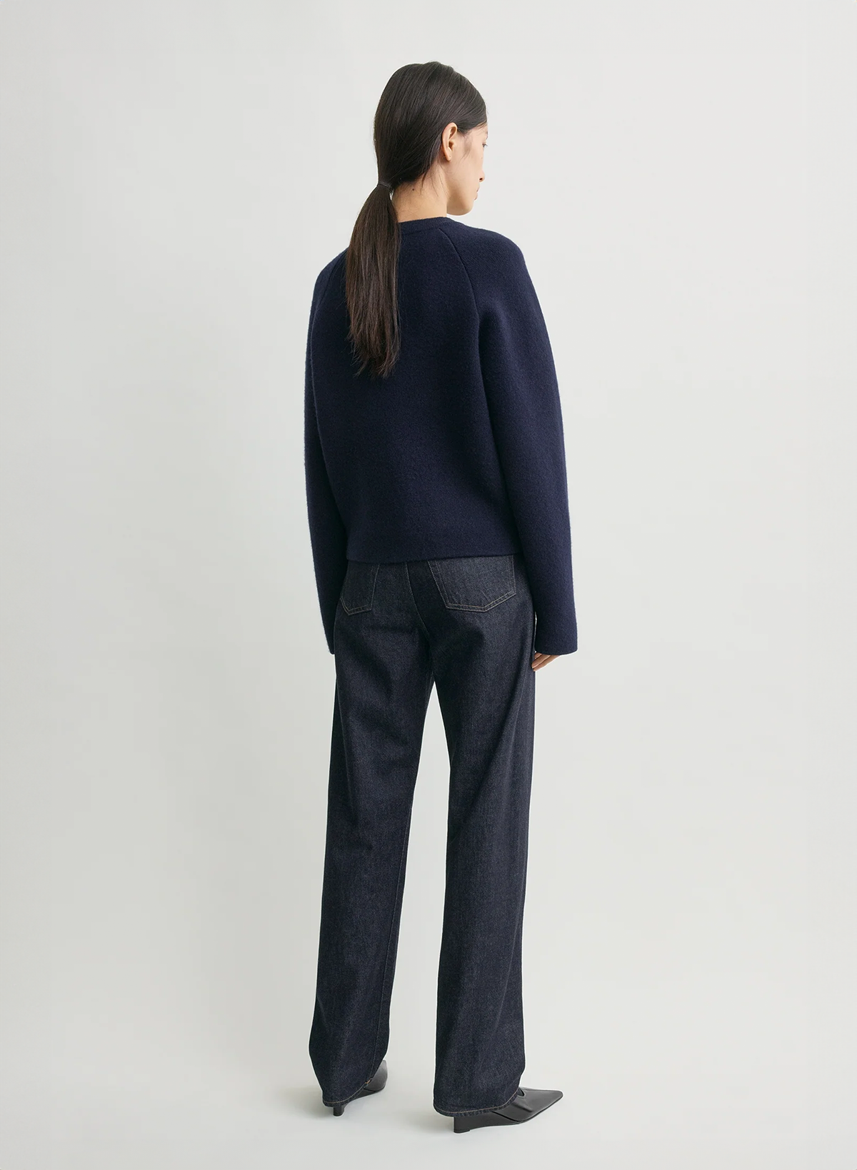 Hammered button cardigan