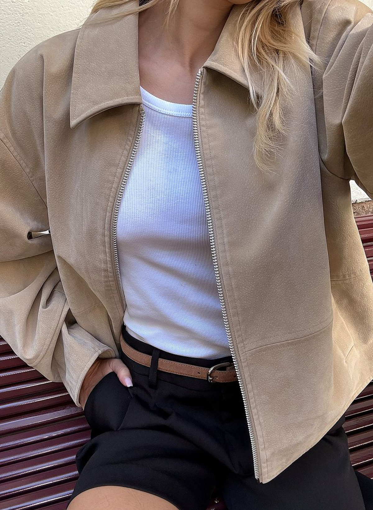 The Valen Suede Jacket