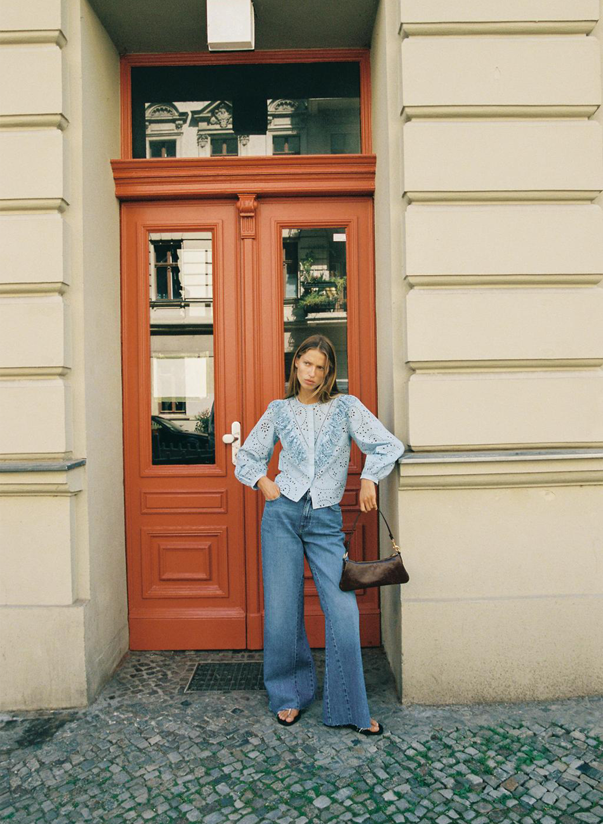 High-Waist Wide-Leg Jeans