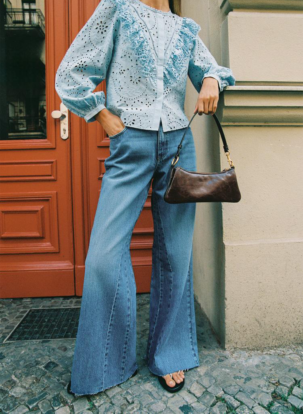 High-Waist Wide-Leg Jeans